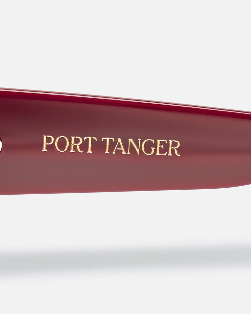 Port Tanger Eyewear OS Tangerine in Burgundy/Amber