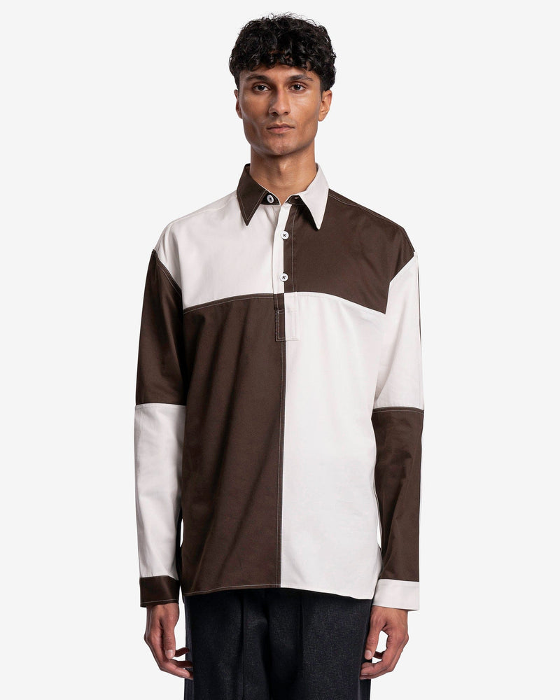 Team Shirt in Brown/White – SVRN