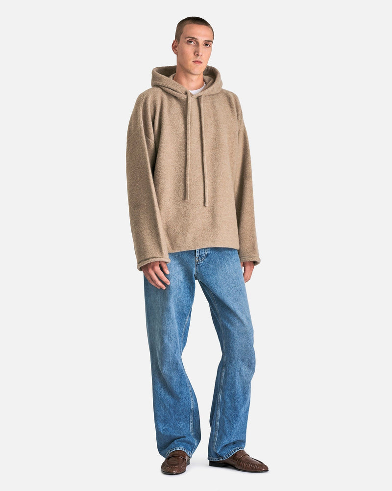 The Row Men's Sweatshirts M/L Terry Top in Beige