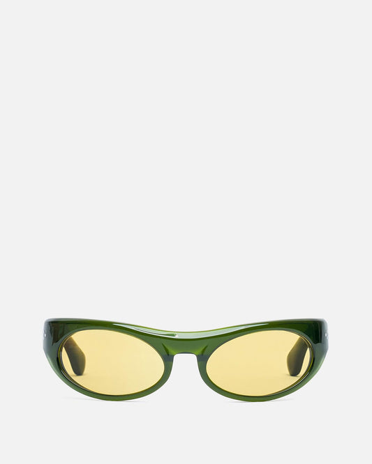 Port Tanger Eyewear OS Touba Cardamom Acetate/Warm Olive Lens