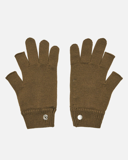 Rick Owens Men's Gloves OS Touchscreen Gloves in Bean