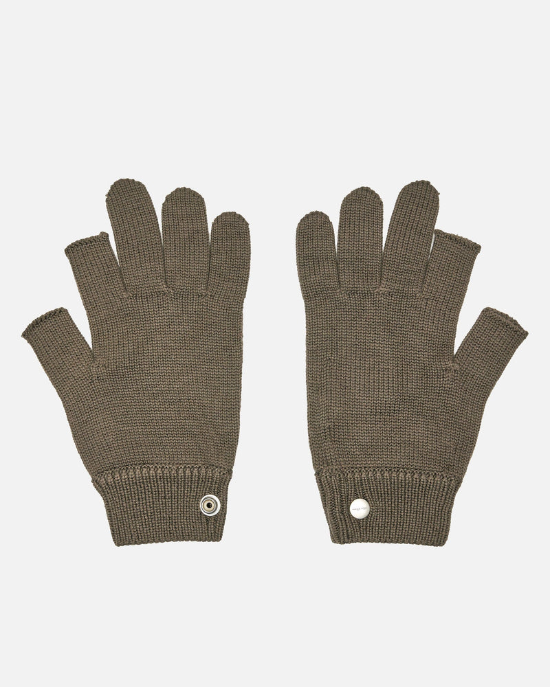 Rick Owens Men's Gloves OS Touchscreen Gloves in Dust