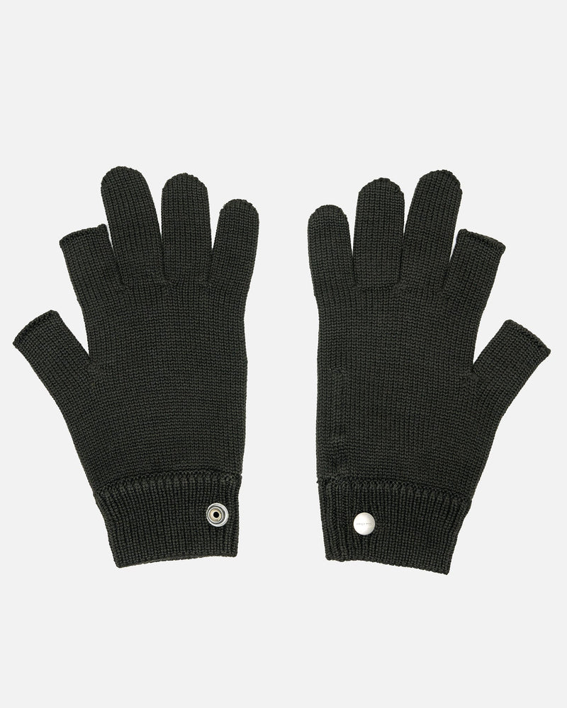 Rick Owens Men's Gloves OS Touchscreen Gloves in Forest