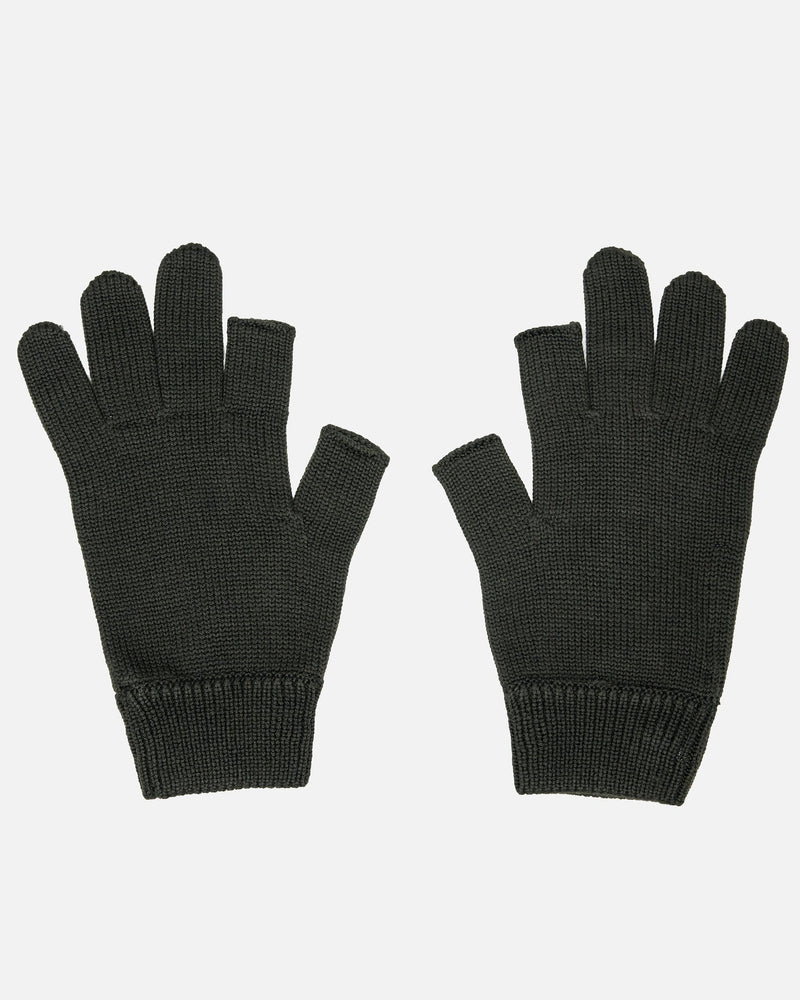 Rick Owens Men's Gloves OS Touchscreen Gloves in Forest