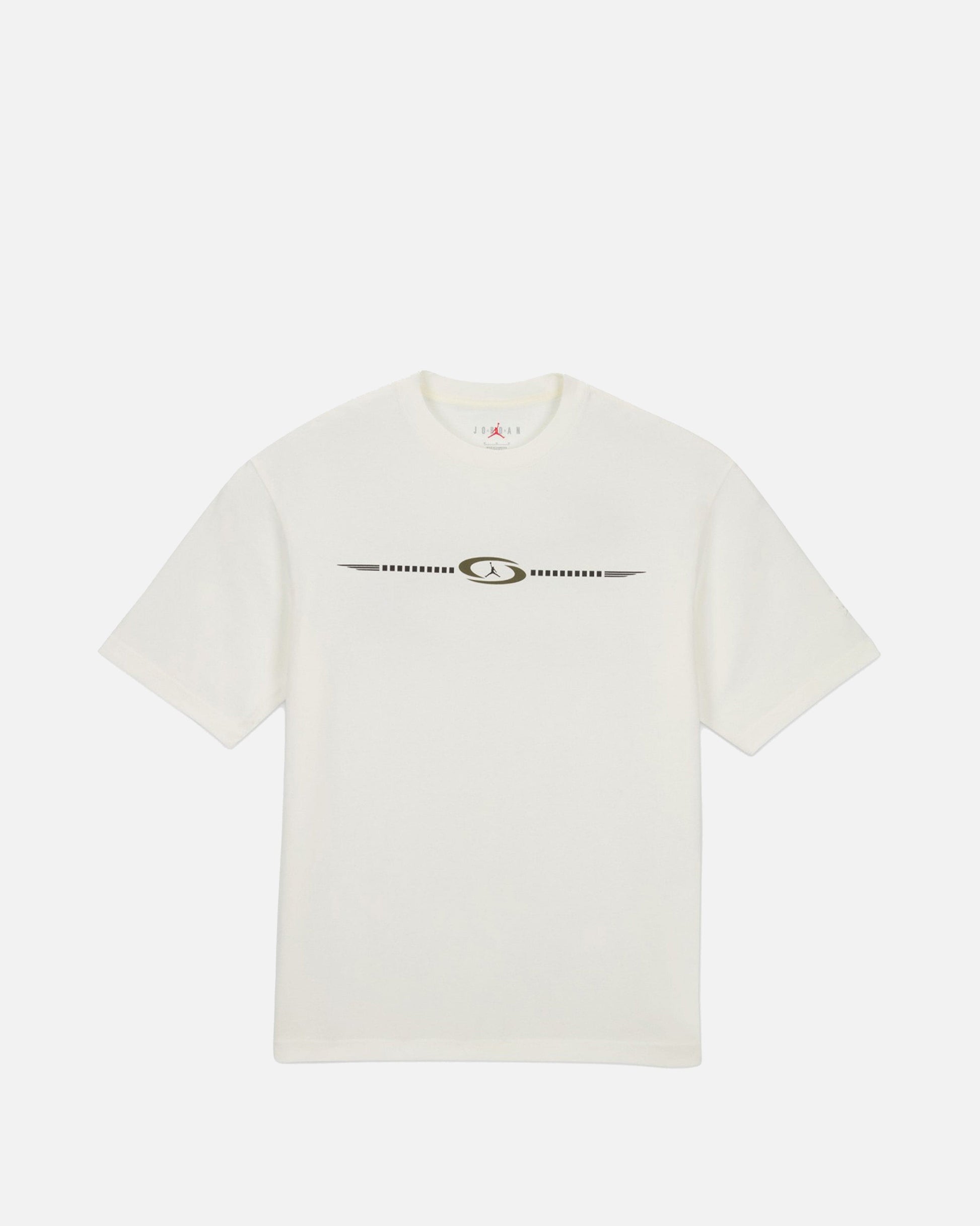 JORDAN Men's T-Shirts Travis Scott T-Shirt in Sail