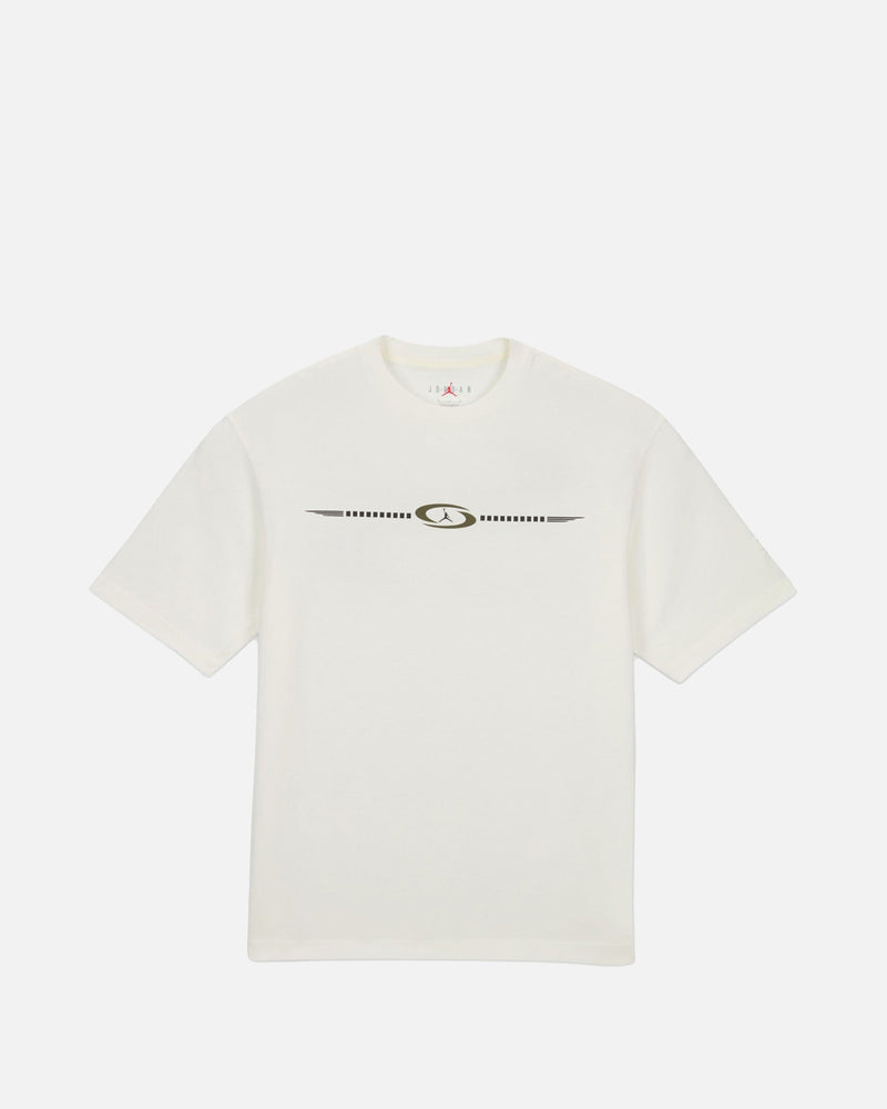 JORDAN Men's T-Shirts Travis Scott T-Shirt in Sail