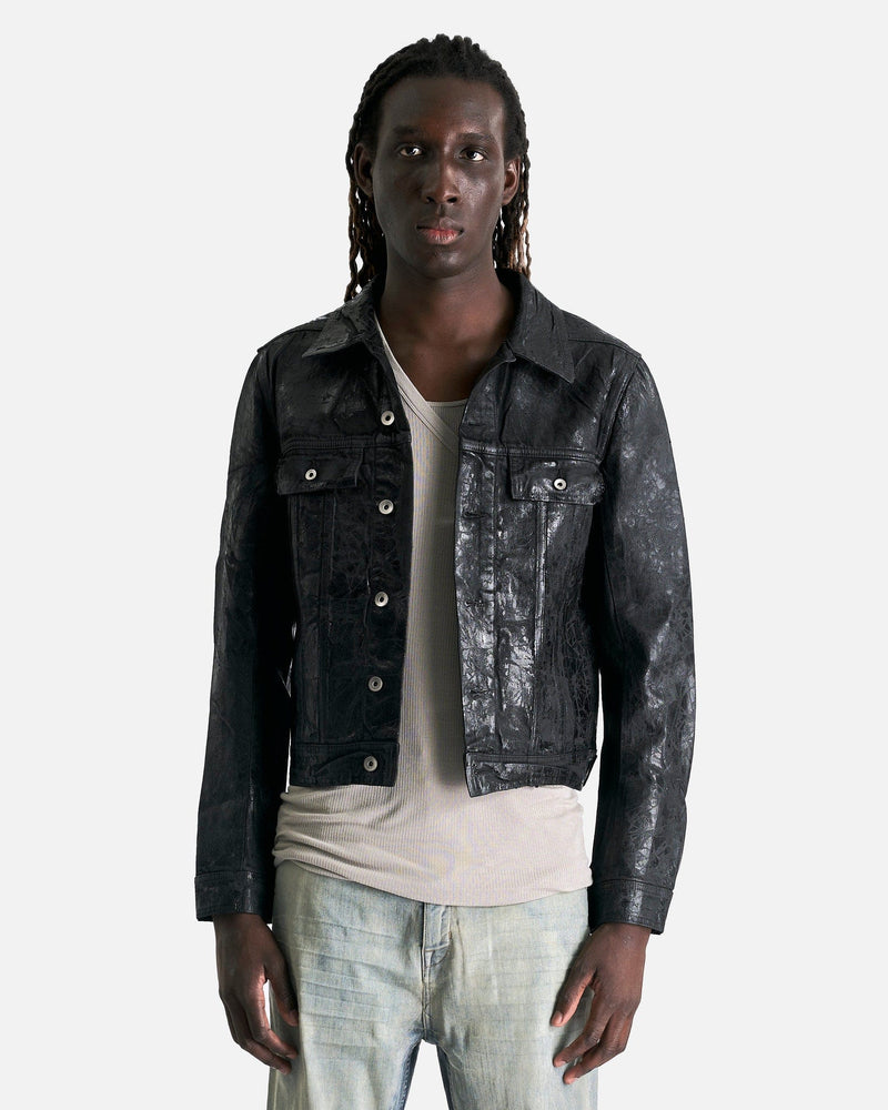 Rick Owens DRKSHDW Jacket Trucker Jacket in Black