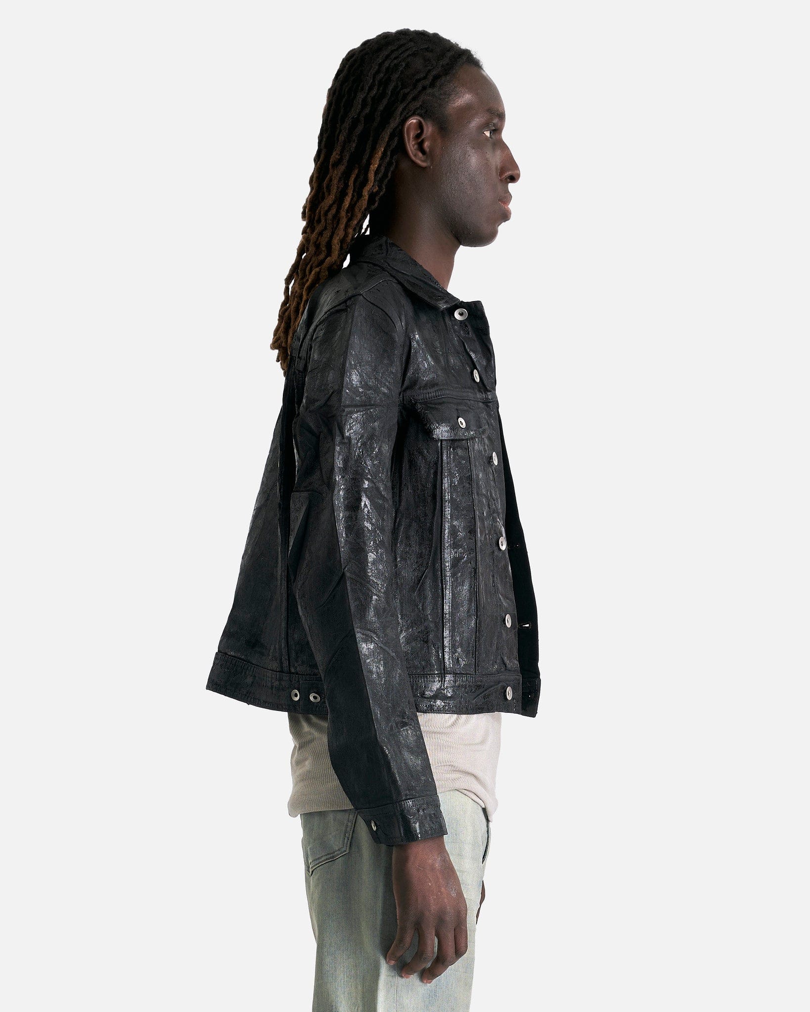 Rick Owens DRKSHDW Jacket Trucker Jacket in Black