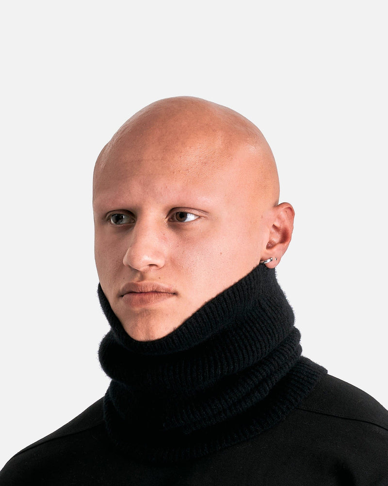 Rick Owens Scarves OS Tube Scarf in Black