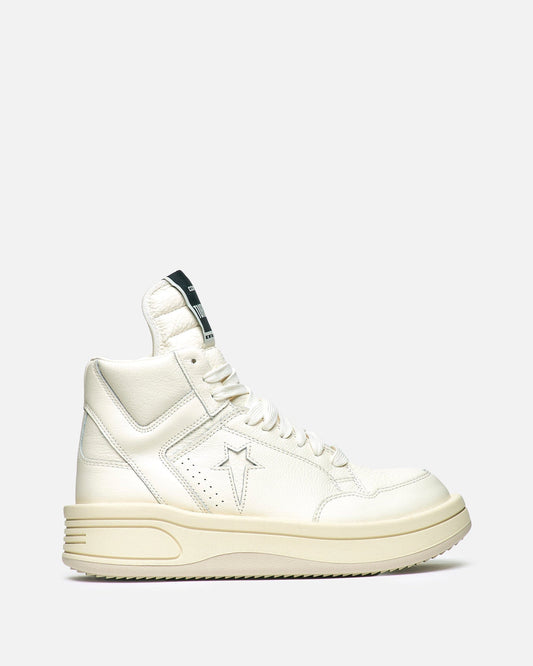 Rick Owens DRKSHDW Men's Sneakers TURBOWPN Mid in White/White