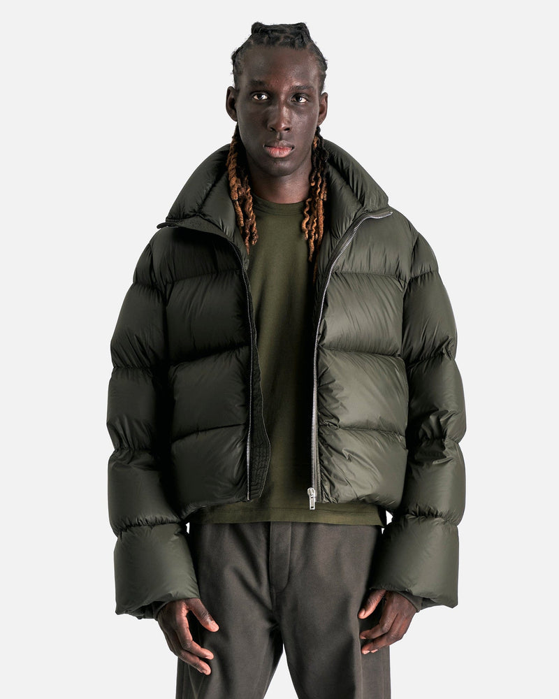 Rick Owens Men's Jackets Turtle Jacket in Forest