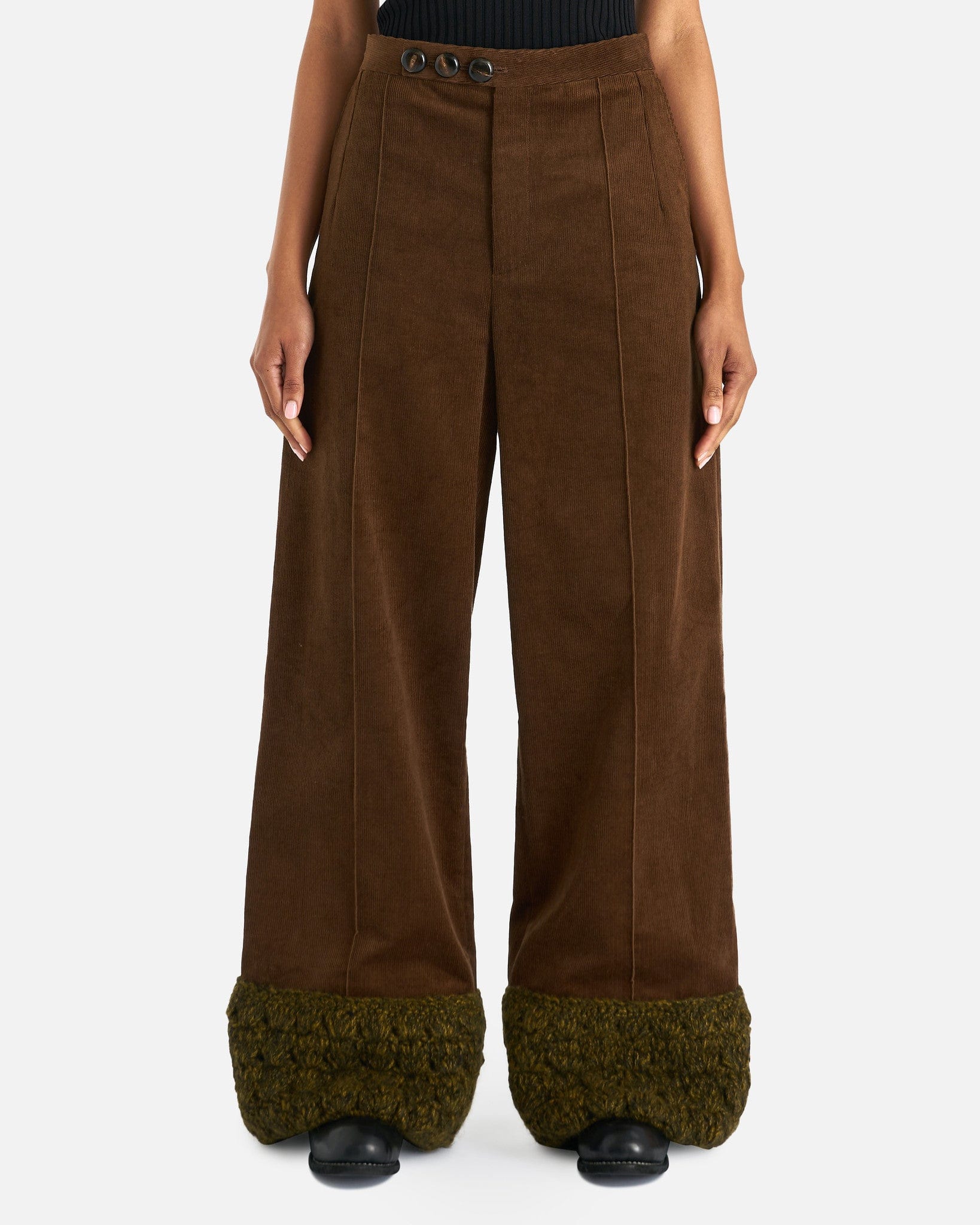 namacheko front slit trousers 18aw | nate-hospital.com