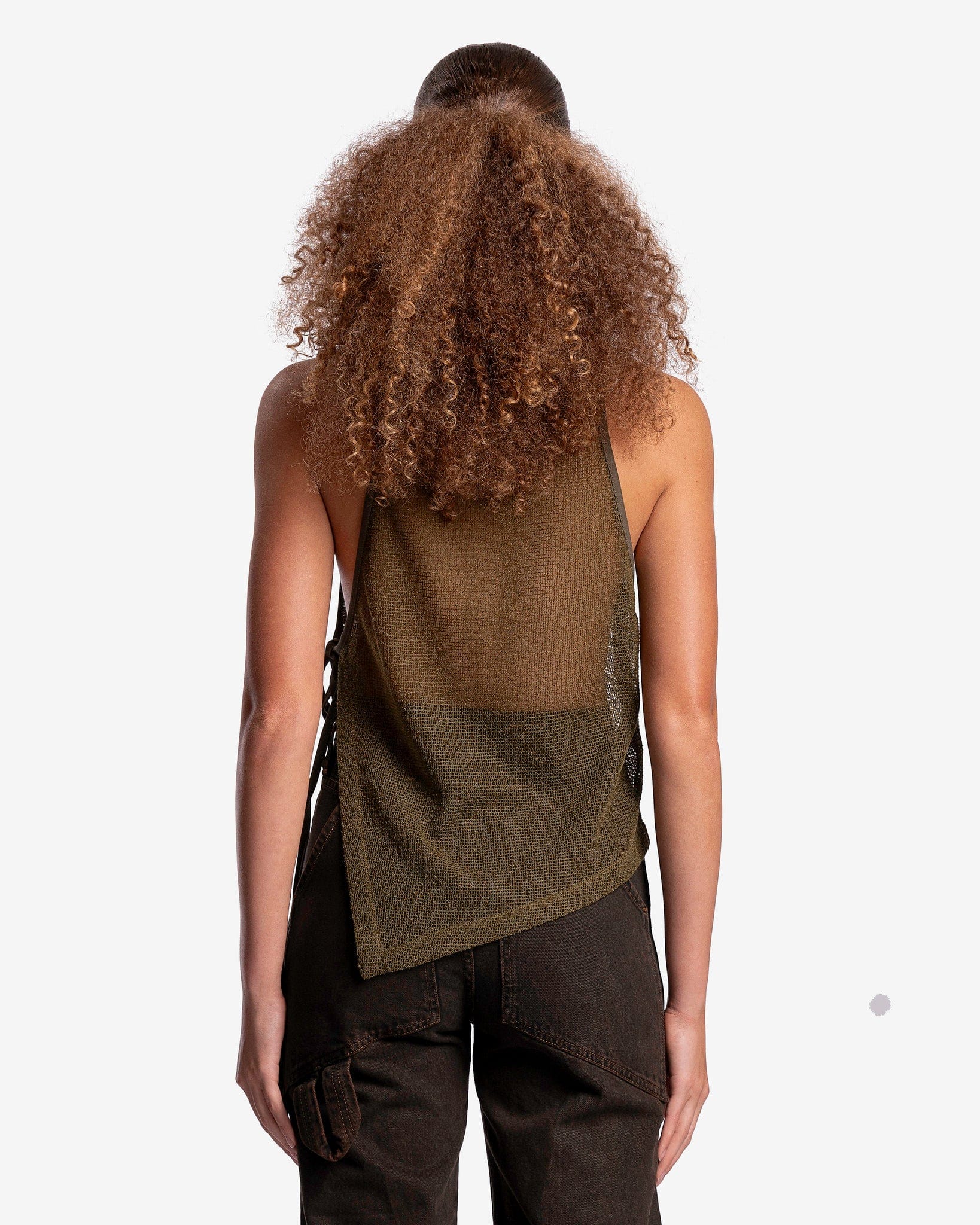 Eckhaus Latta Women Tops UV Tank in Kelp