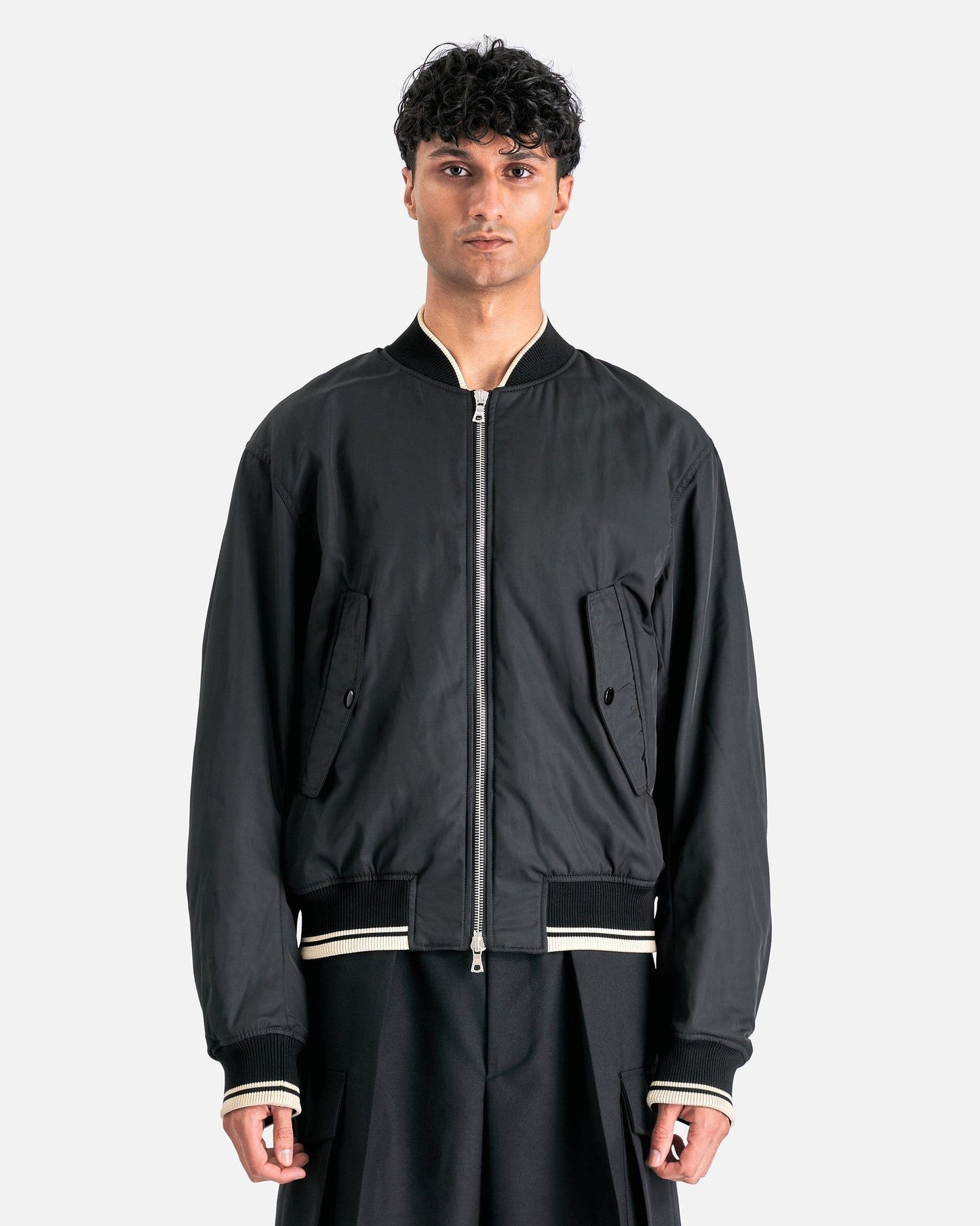 Dries Van Noten Men's Jackets Vellom Jacket in Black