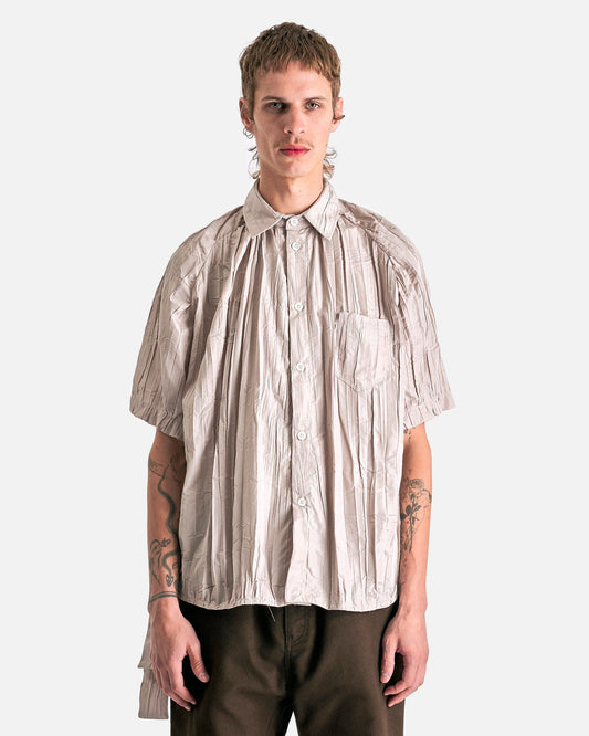 NAMACHEKO Men's Shirts Ven Short Sleeve Shirt in Sand