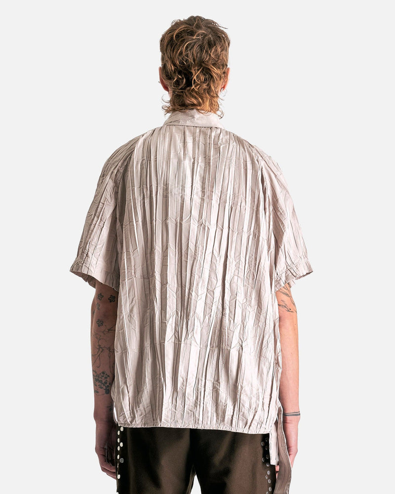 NAMACHEKO Men's Shirts Ven Short Sleeve Shirt in Sand