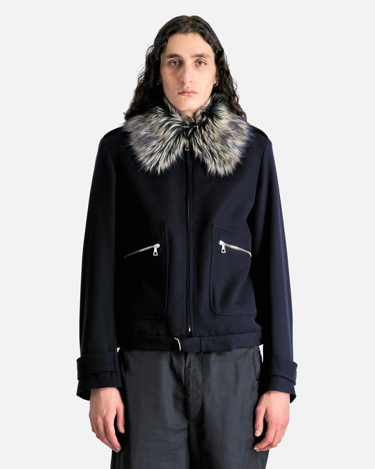 Dries Van Noten Men's Jackets Verona Bis M.W. Jacket in Navy