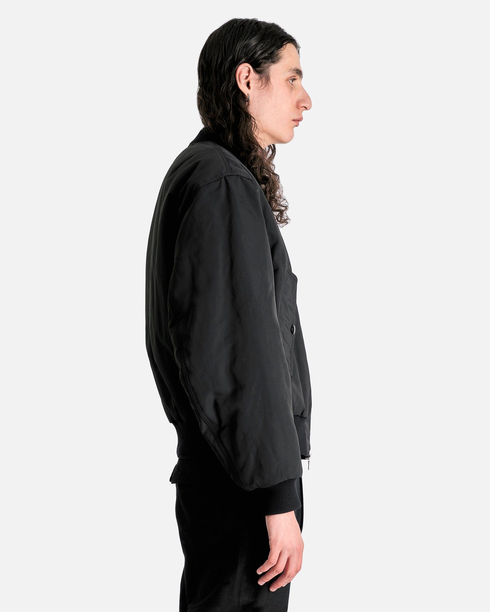 Dries Van Noten Men's Jackets Verso Tris M.W. Jacket in Black