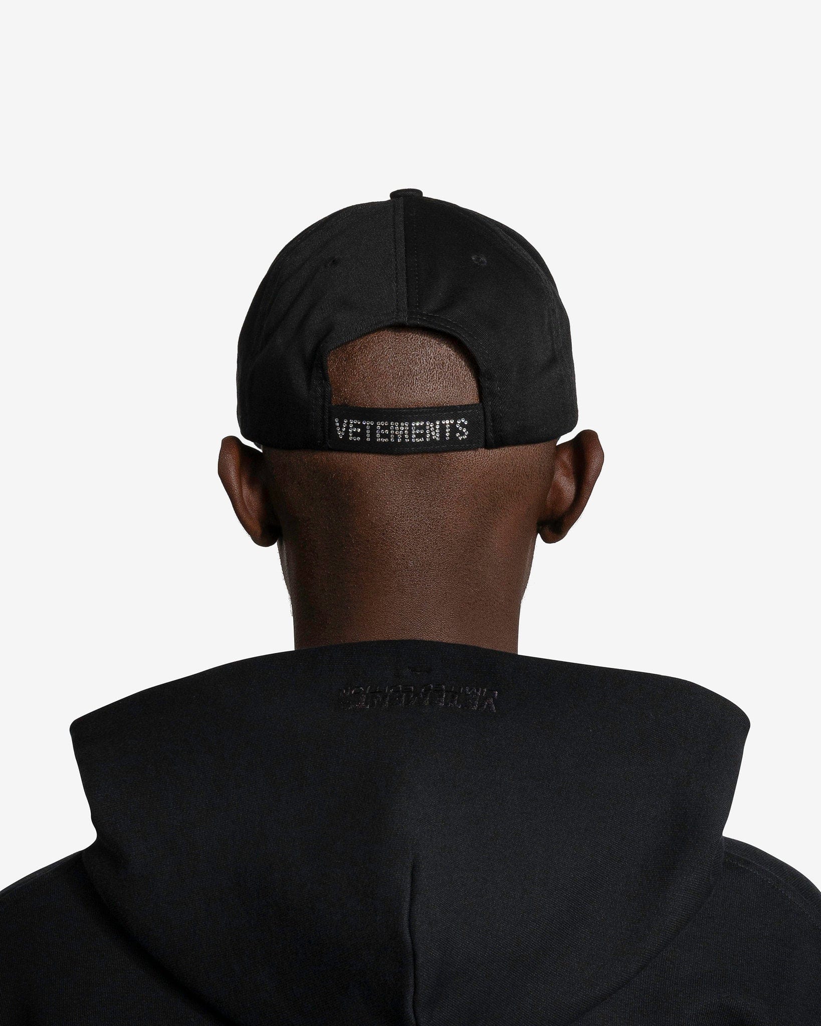 VETEMENTS Men's Hats O/S VIP Crystal Cap in Black