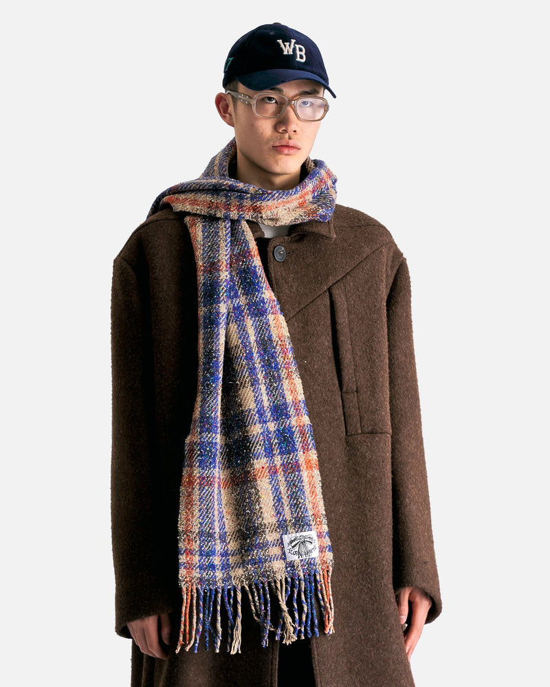 Acne Studios Scarves OS Volano Scarf in Beige/Blue