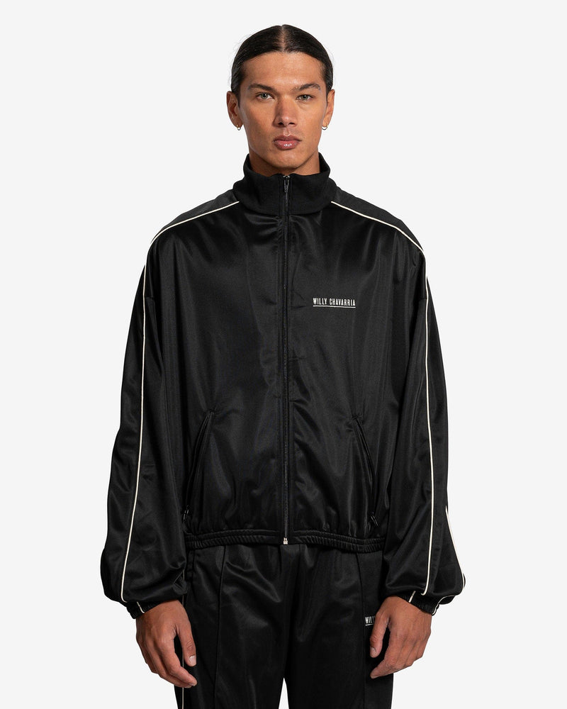 Warrior Bomber Track Jacket in Black – SVRN