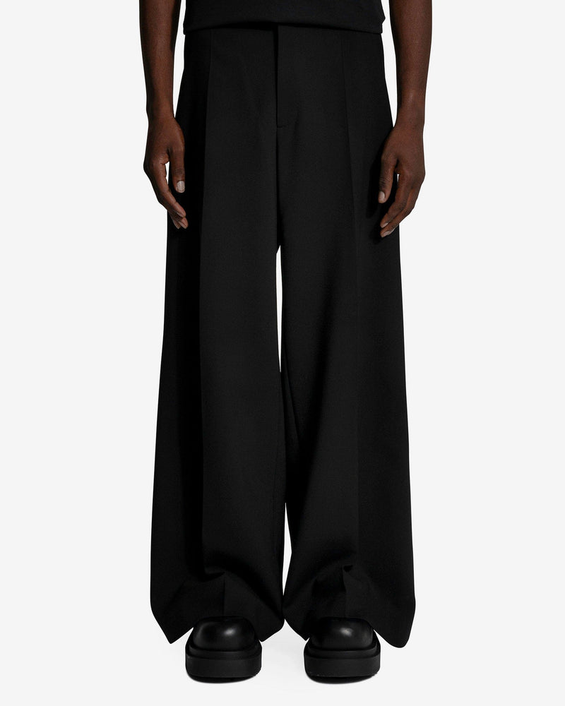 Wide Leg Tailored Pants in Black
