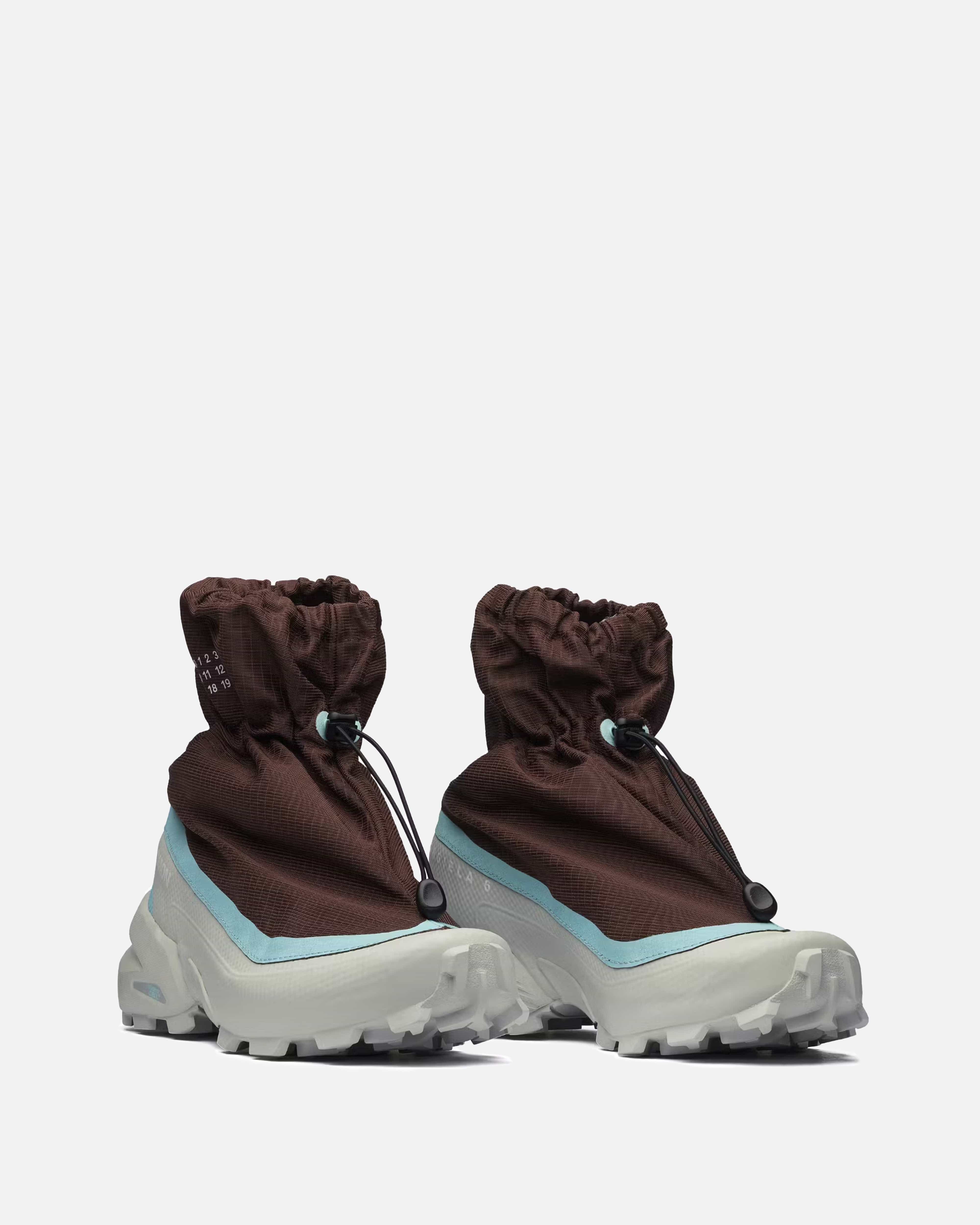 Women's Salomon Cross Mid in Bitter Chocolate/Crystal Blue