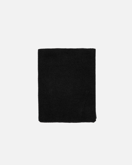 Rick Owens Scarves OS Wool Long Scarf in Black