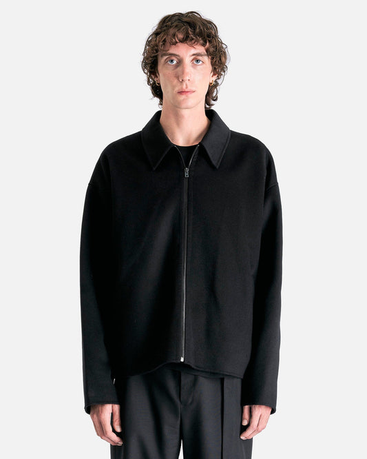 Acne Studios Men's Jackets Wool Zipper Jacket in Black