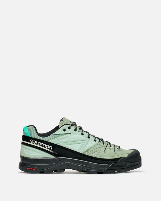 Salomon Men's Sneakers X-ALP LTR in Black/Green Milieu