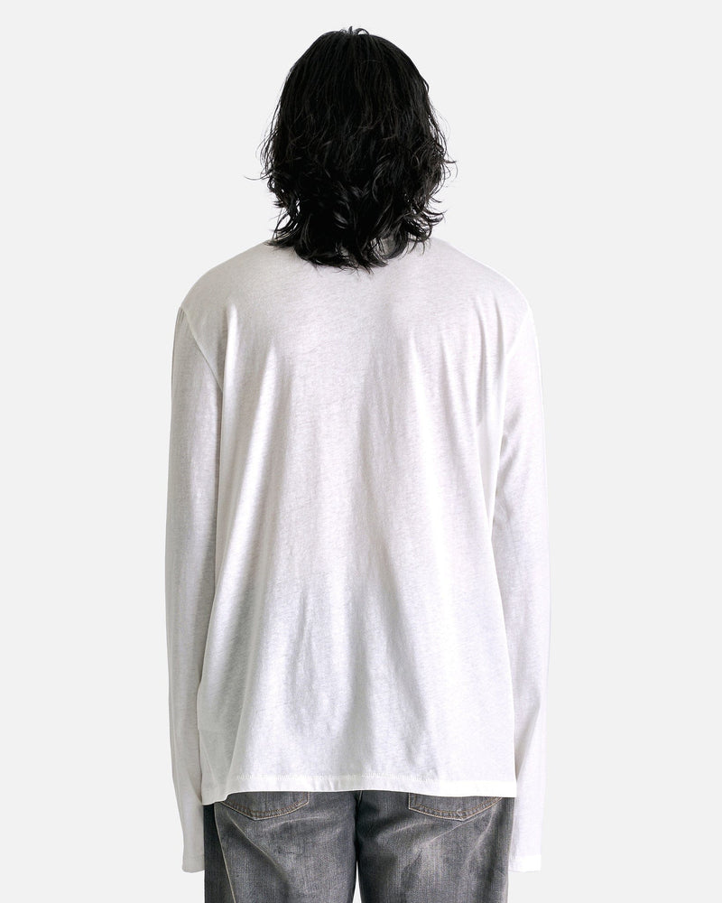 Acne Studios Men's Tops 'You Would' Long Sleeve Shirt in White