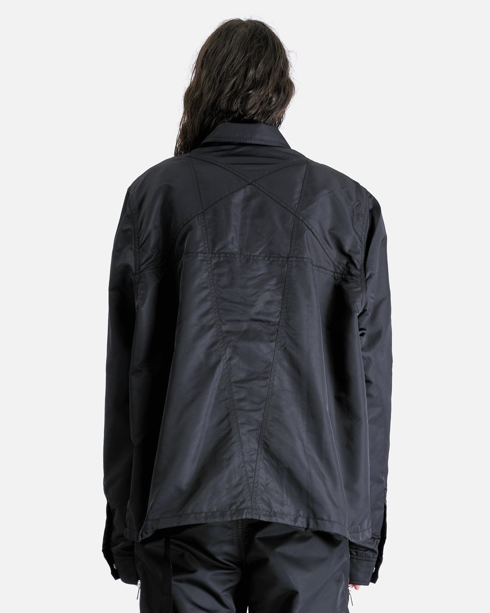 Rick Owens DRKSHDW Men's Jackets XXL Zipfront Jacket in Black