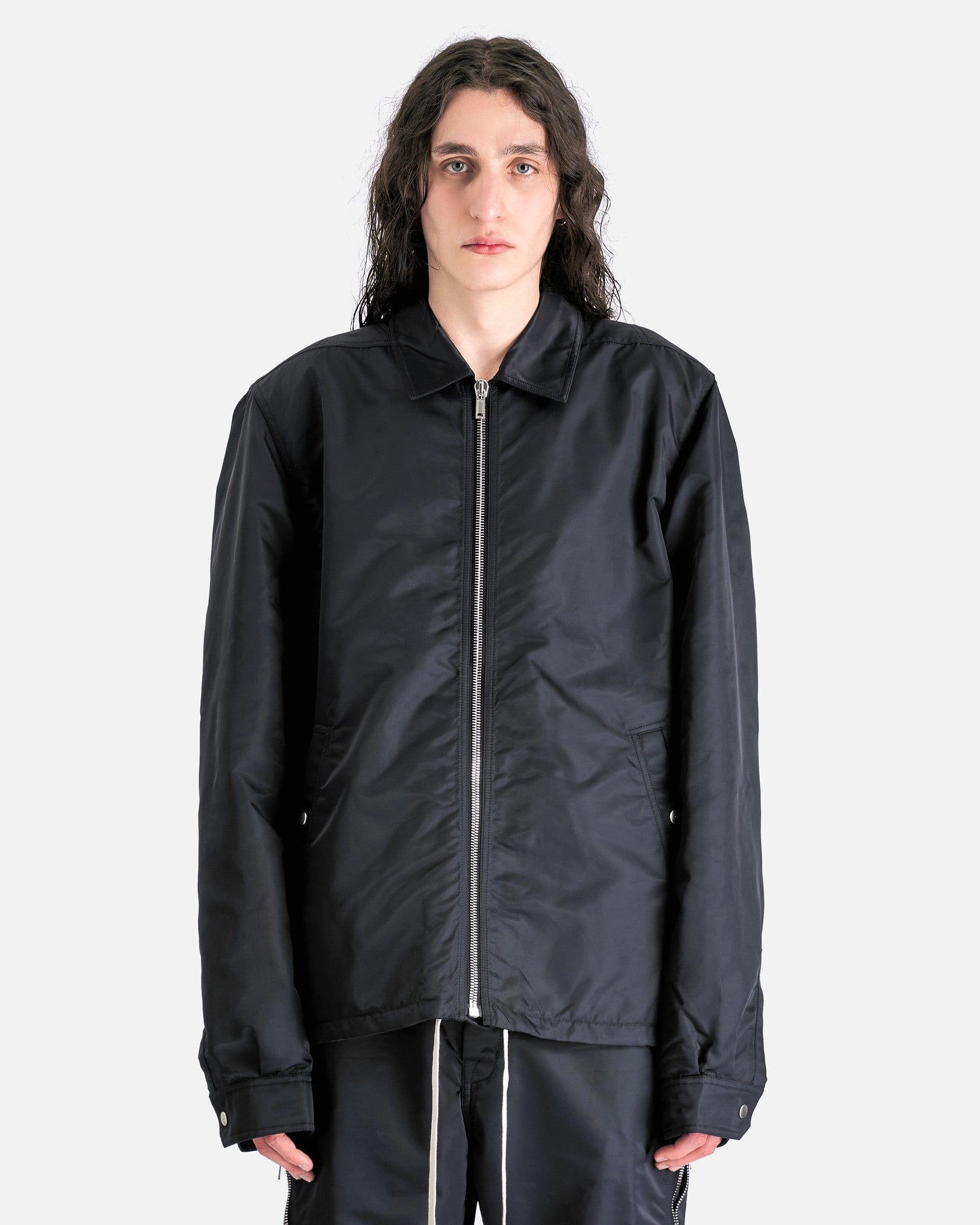 Rick Owens DRKSHDW Men's Jackets XXL Zipfront Jacket in Black