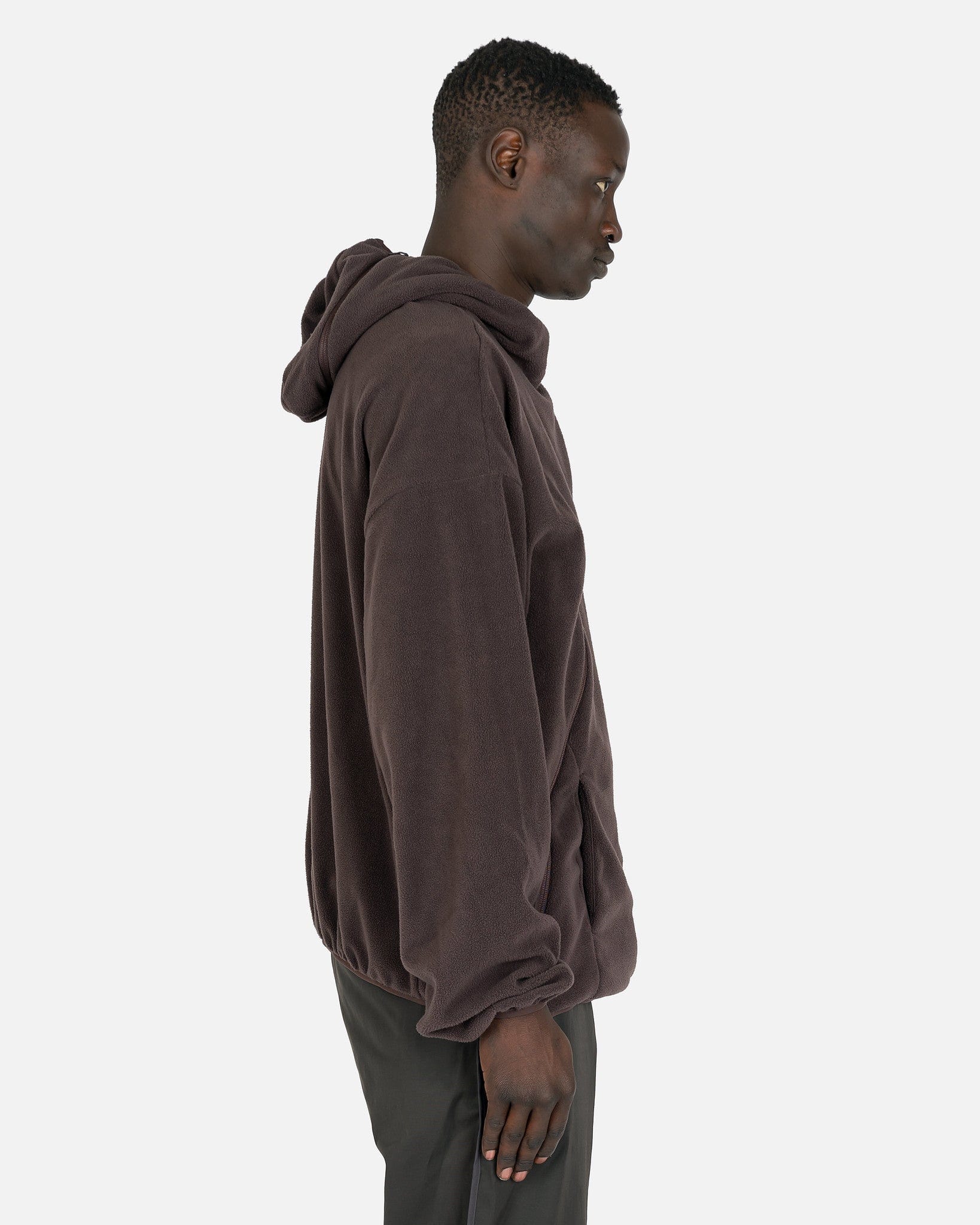 4.0+ Hoodie Center in Brown – SVRN