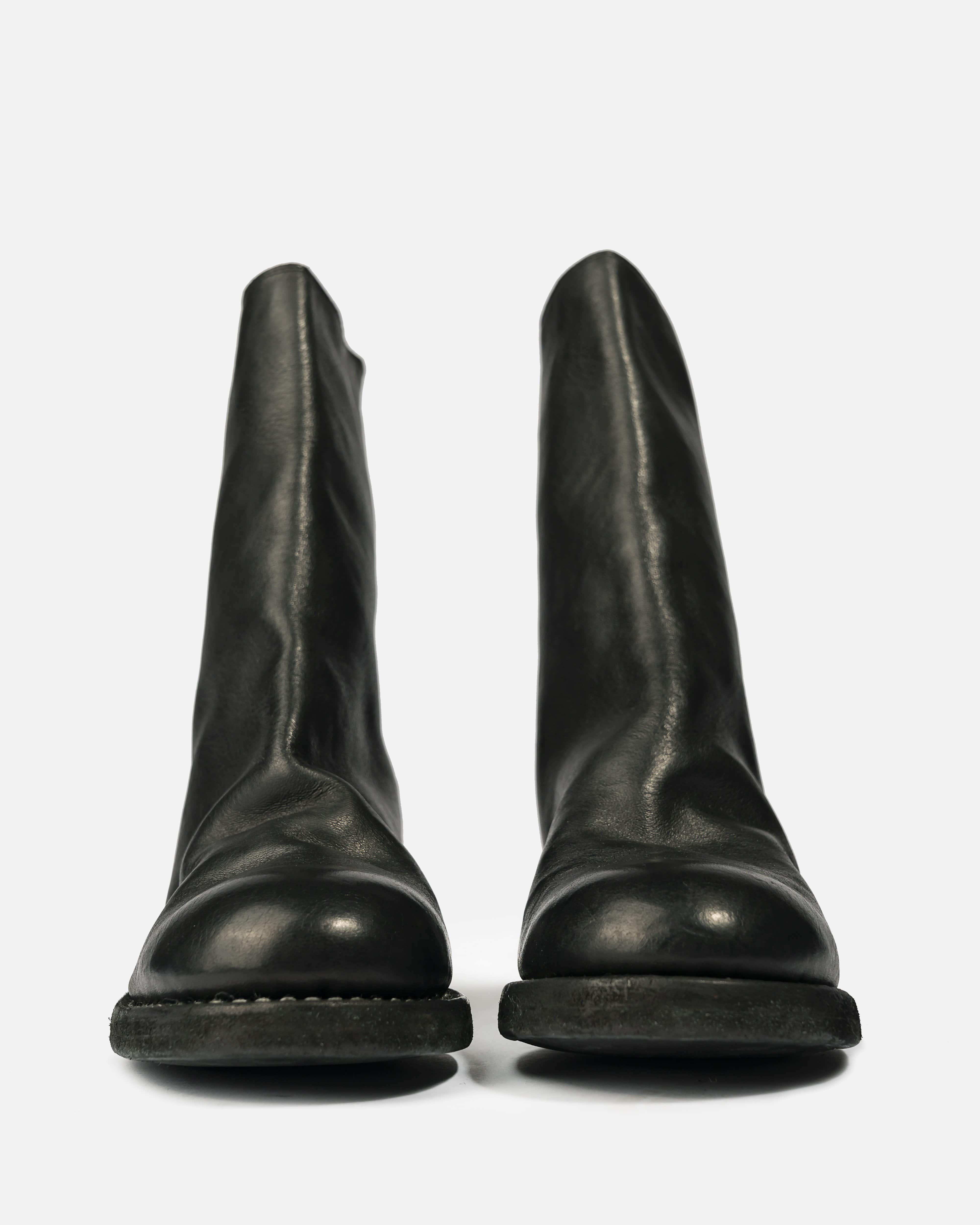 788Z Back Zip Boots in Black – SVRN