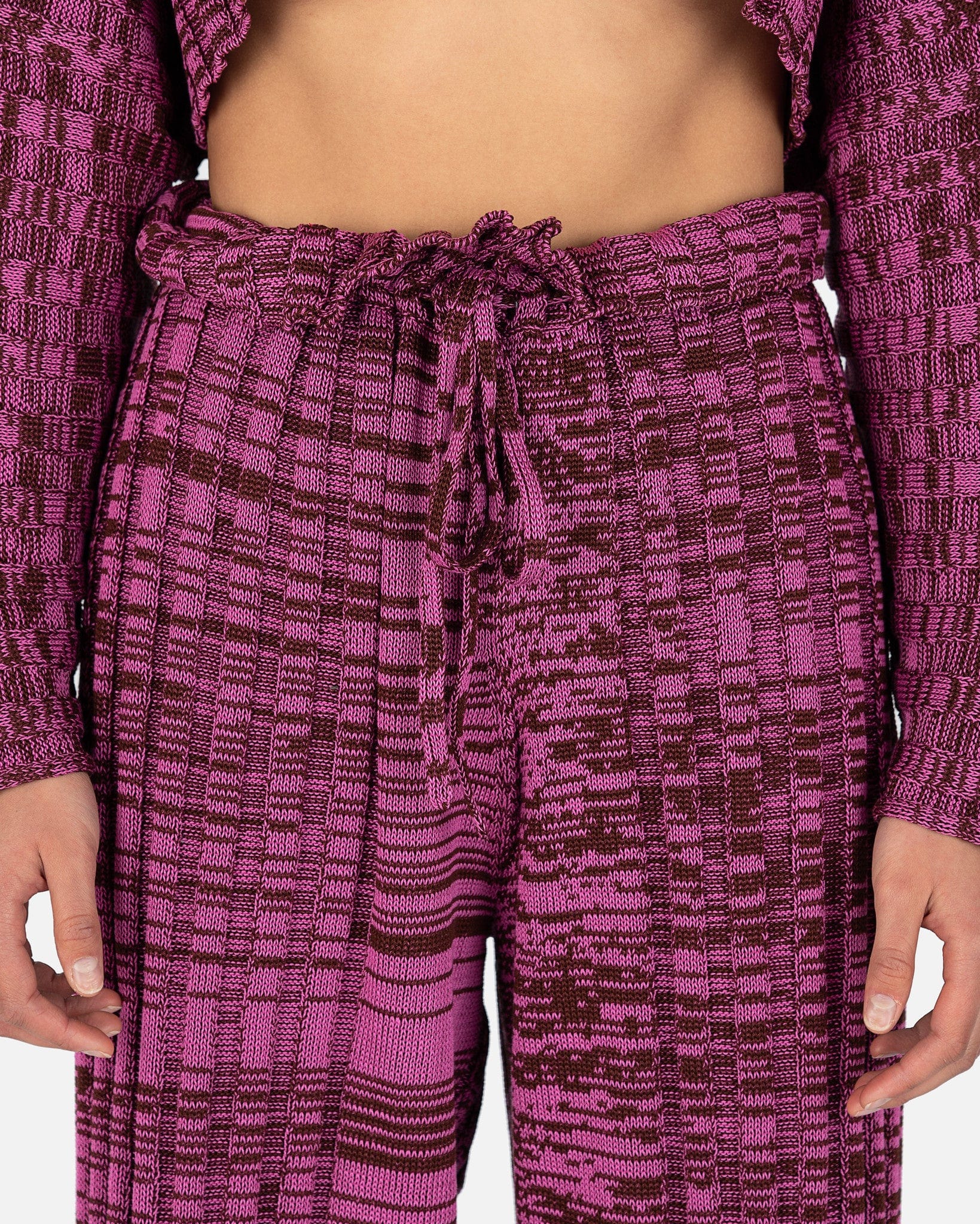 Accordion Pant in Plum