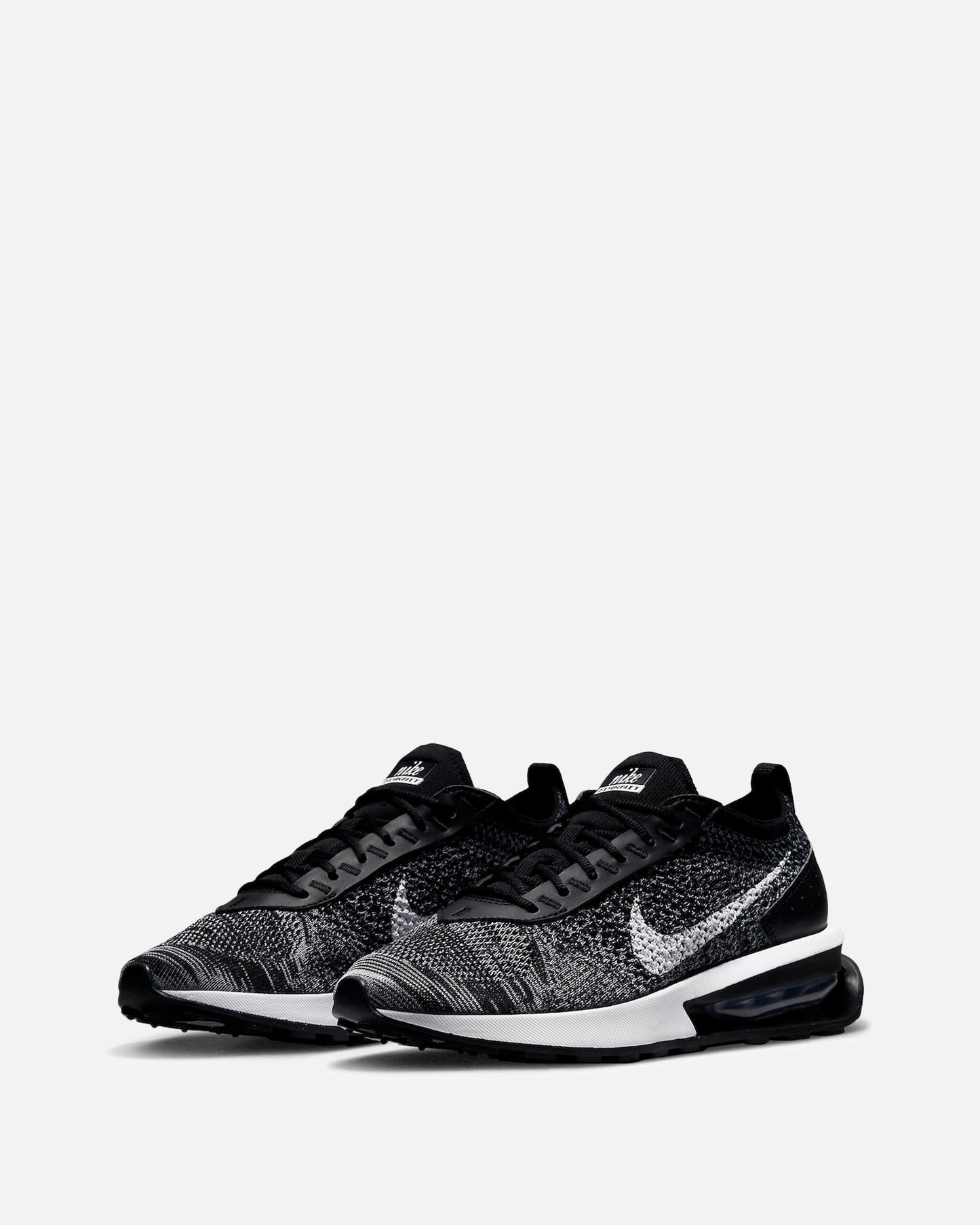 Nike Men's Sneakers Air Max Flyknit Racer 'Black/White'