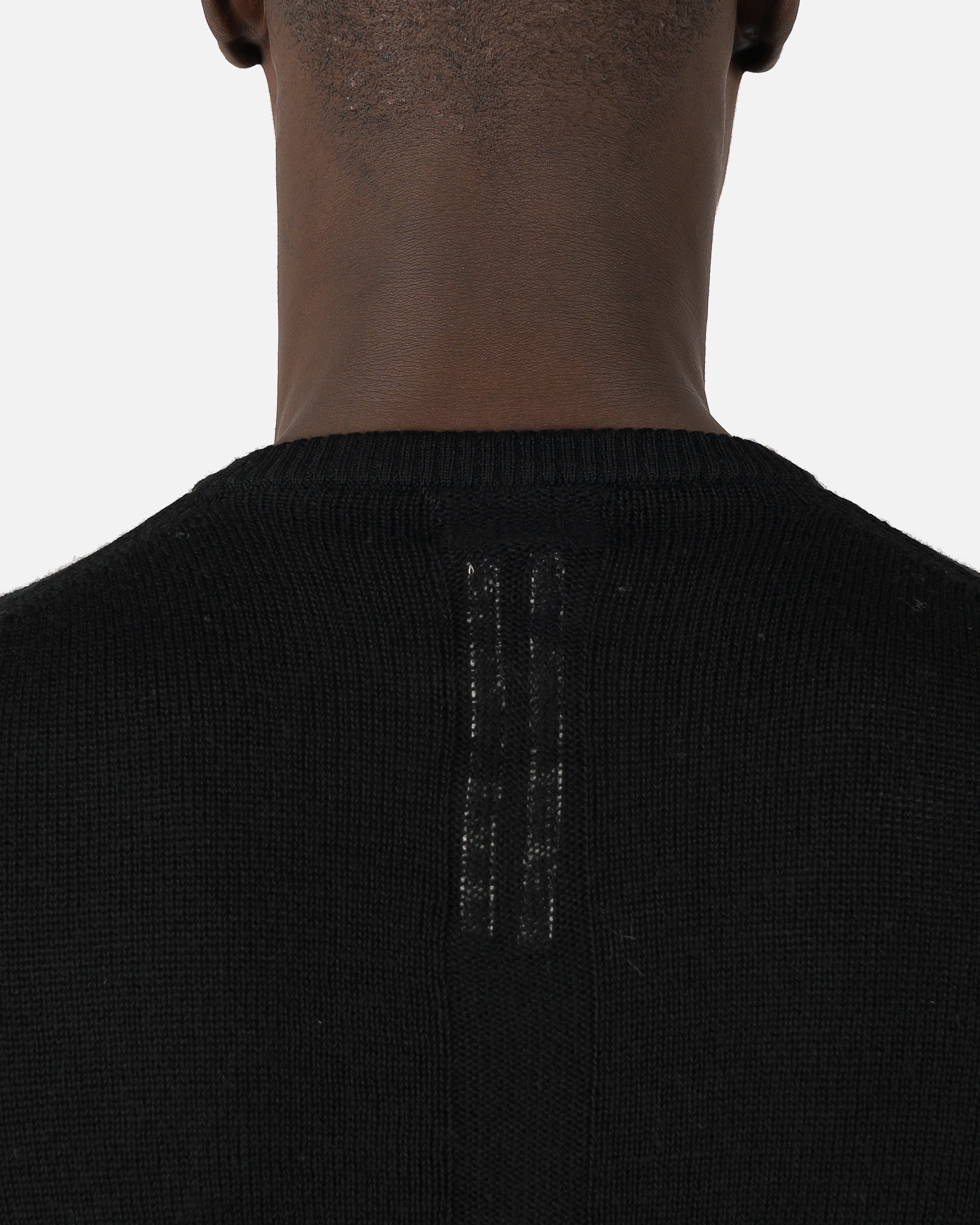 Biker Level Round Neck Sweater in Black/Dust – SVRN