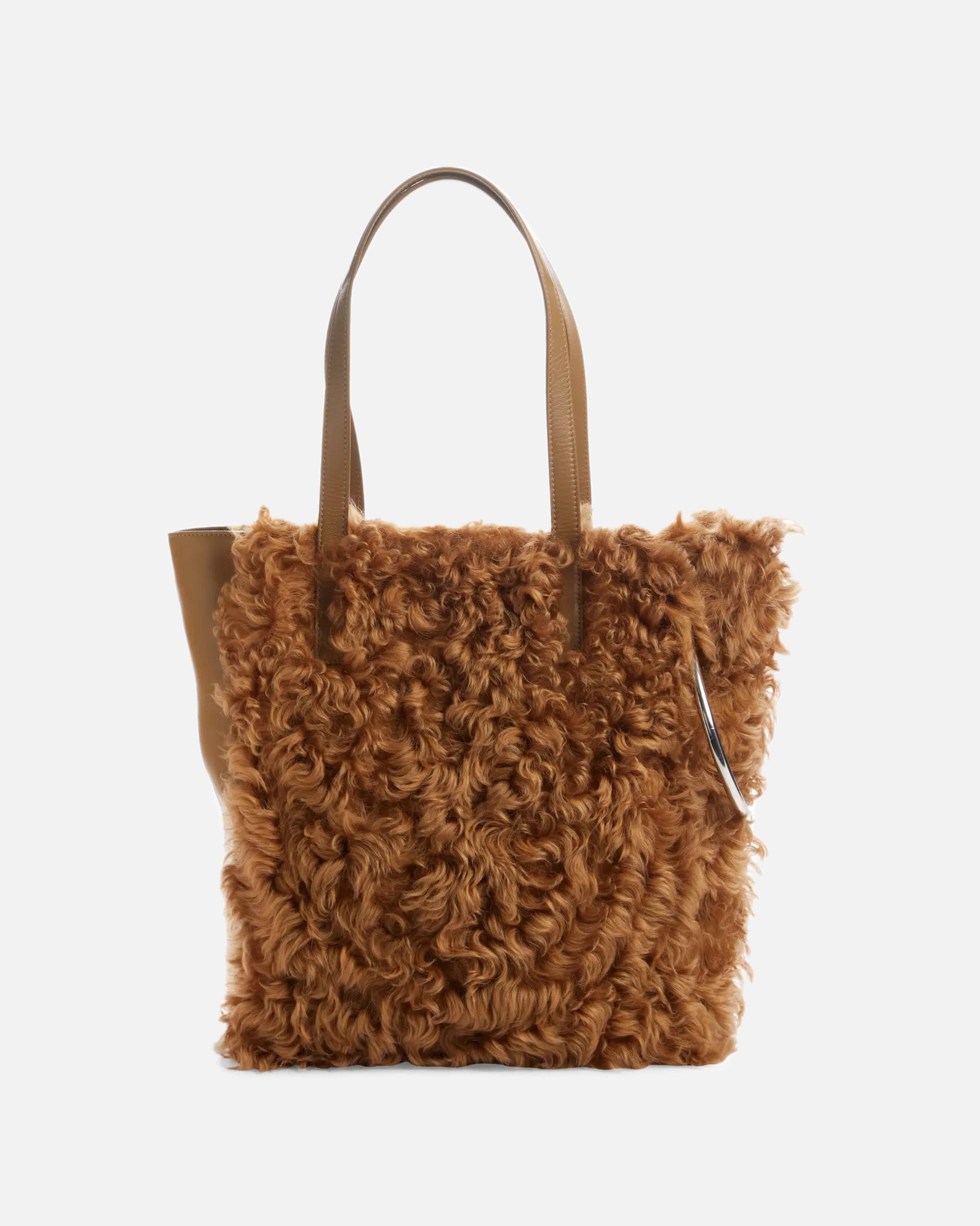 Ring Tote Bag in Camel