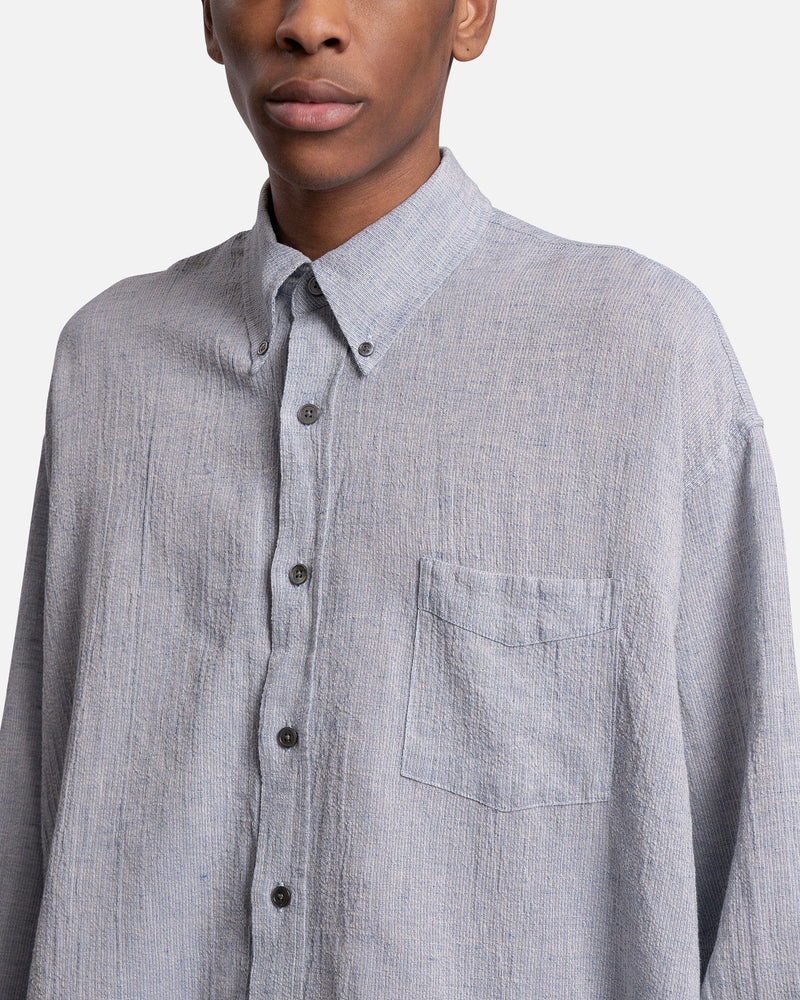 Borrowed BD Shirt in Mid Blue Burlington Seersucker – SVRN