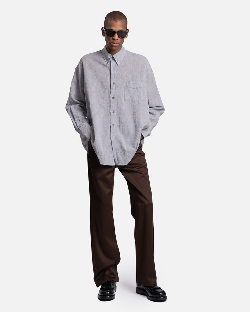 Borrowed BD Shirt in Mid Blue Burlington Seersucker – SVRN