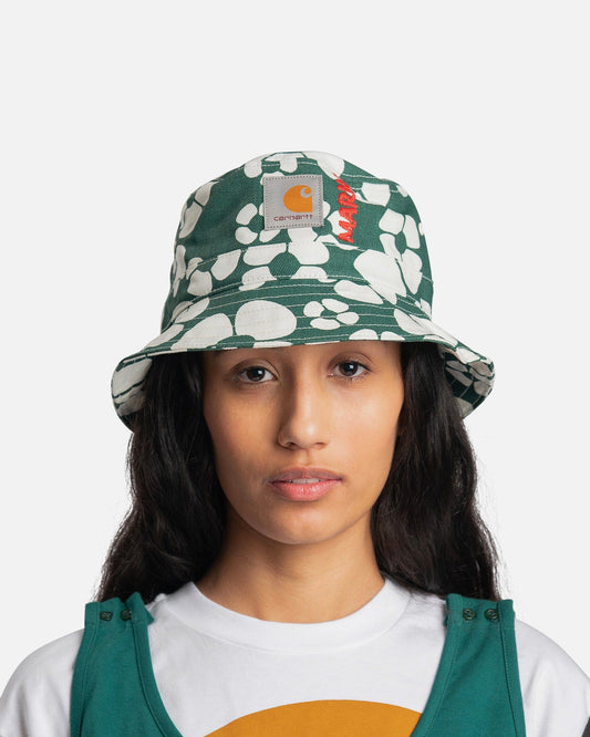 Marni Men's Hats Carhartt Bucket Hat in Forest Green