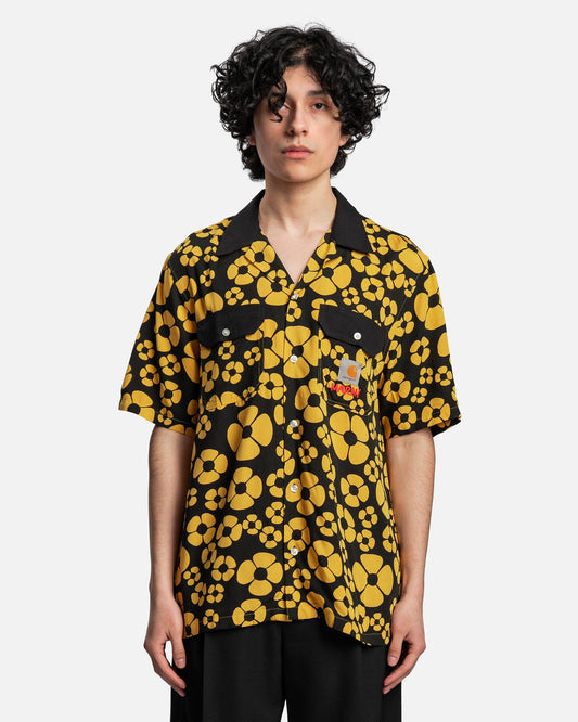 Marni Men's Shirt Carhartt Flower Print Shirt in Sunflower