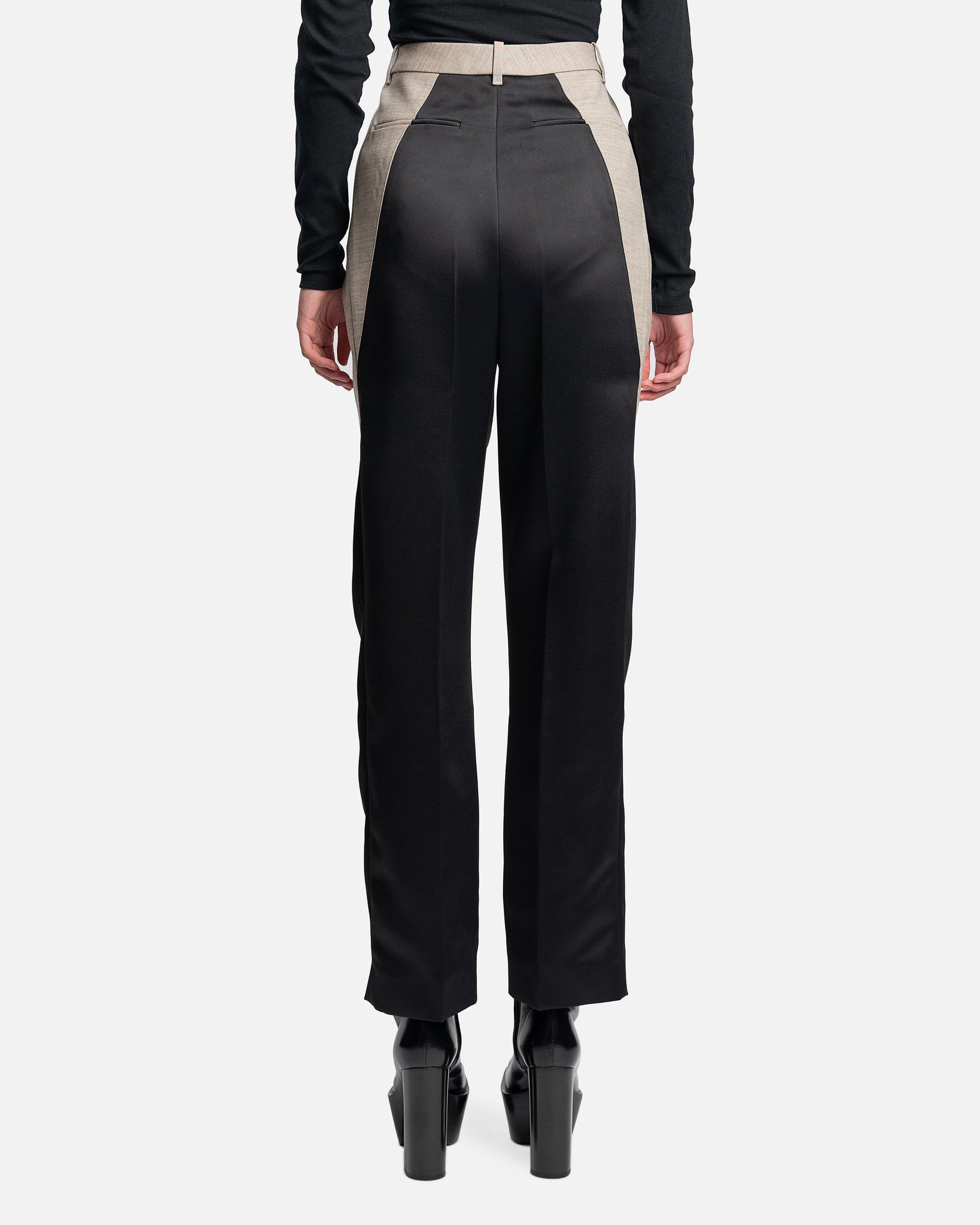 peter do ss22 TWISTED SEAM PANTS