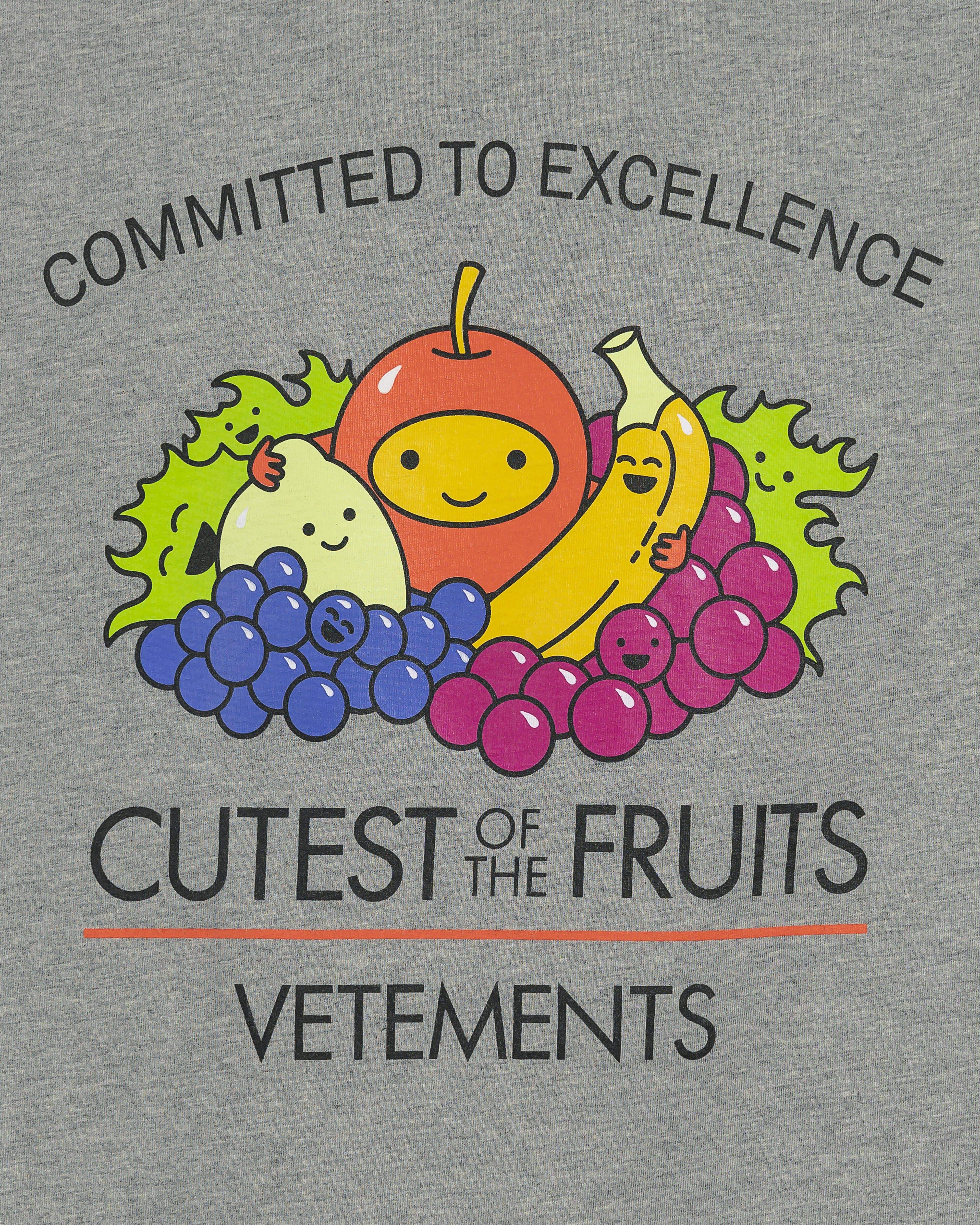 Cutest of the Fruits Logo Tee in Heather Grey – SVRN