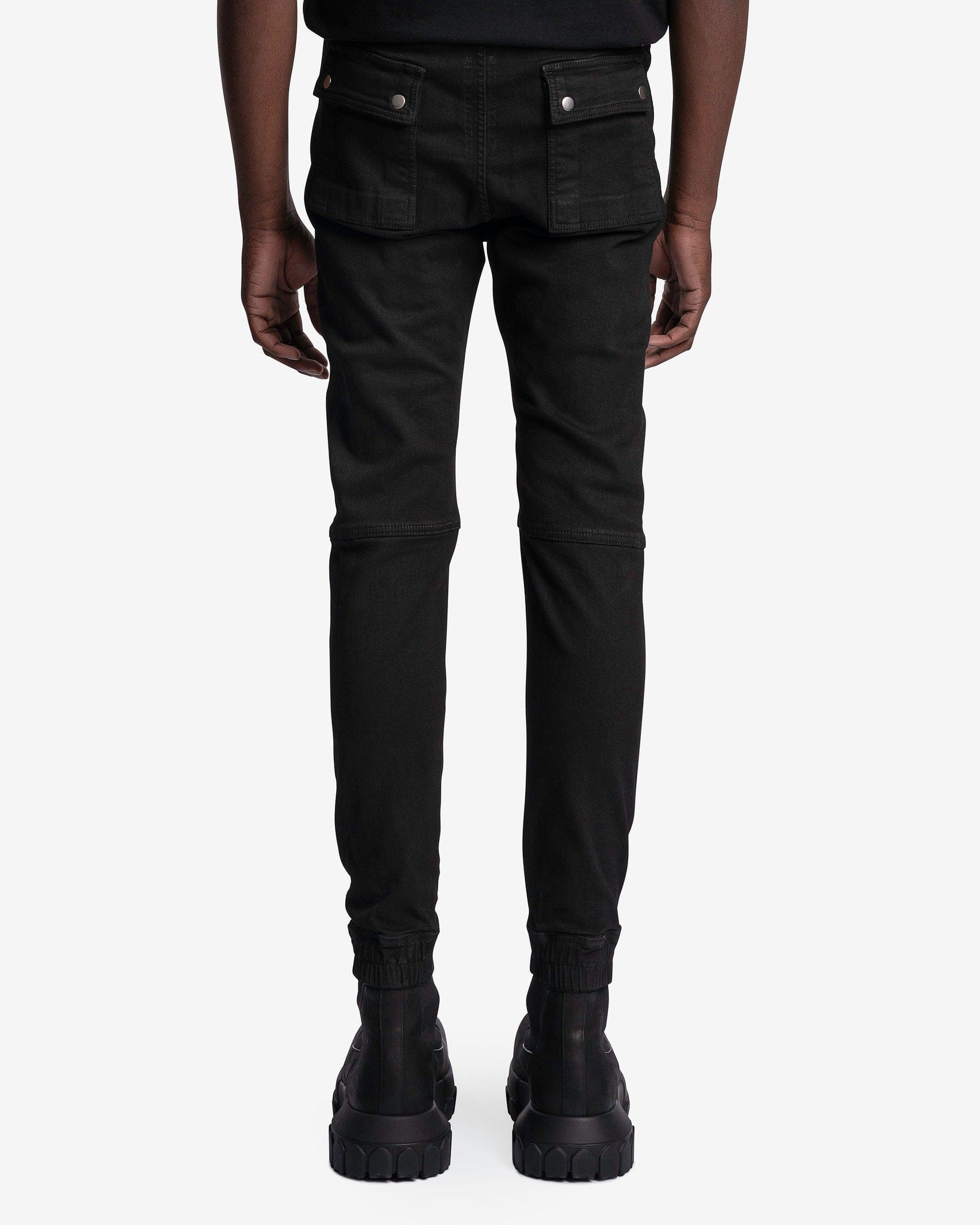 Denim Aircut Joggers in Black – SVRN