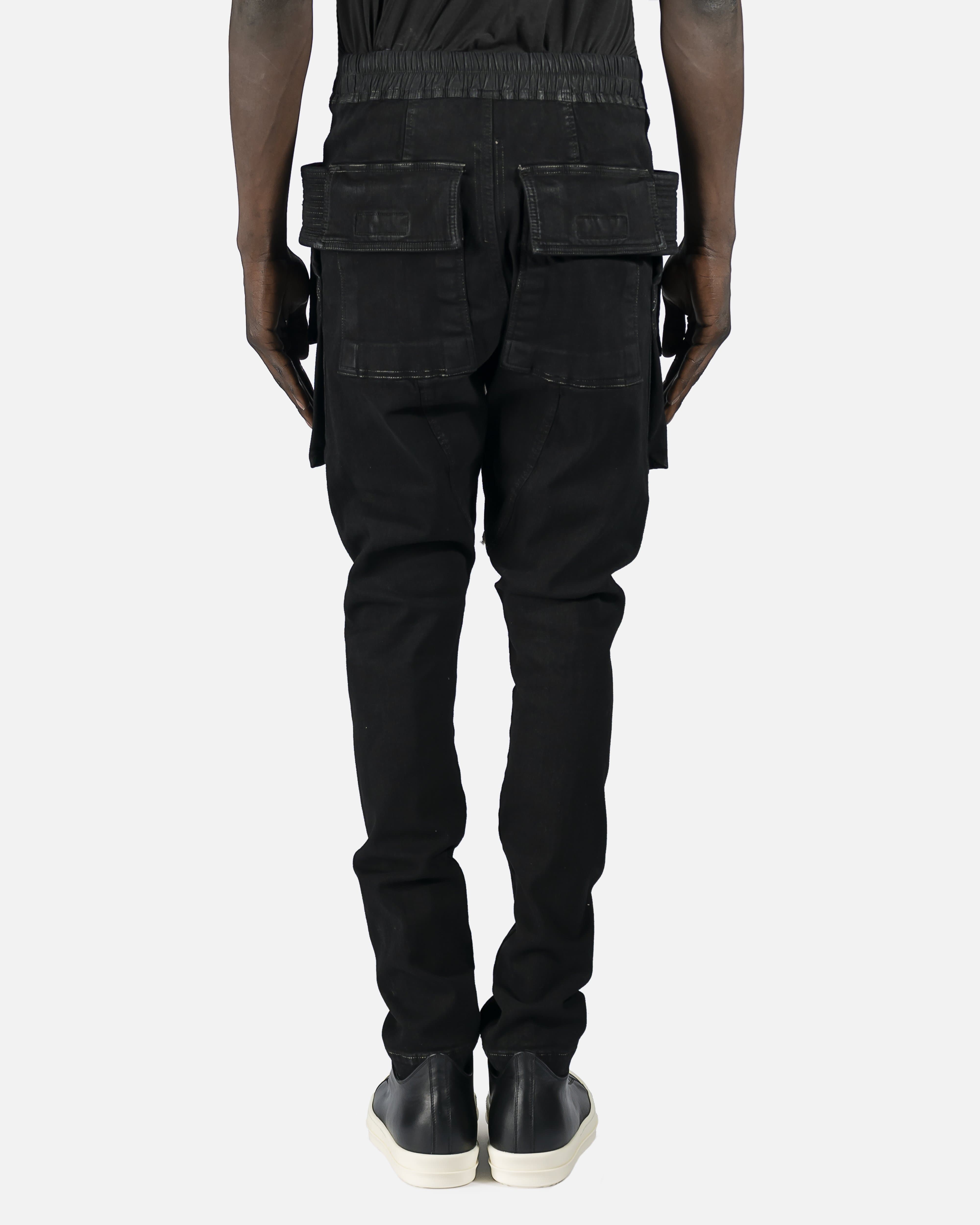 Denim Creatch Cargo Drawstring in Black – SVRN