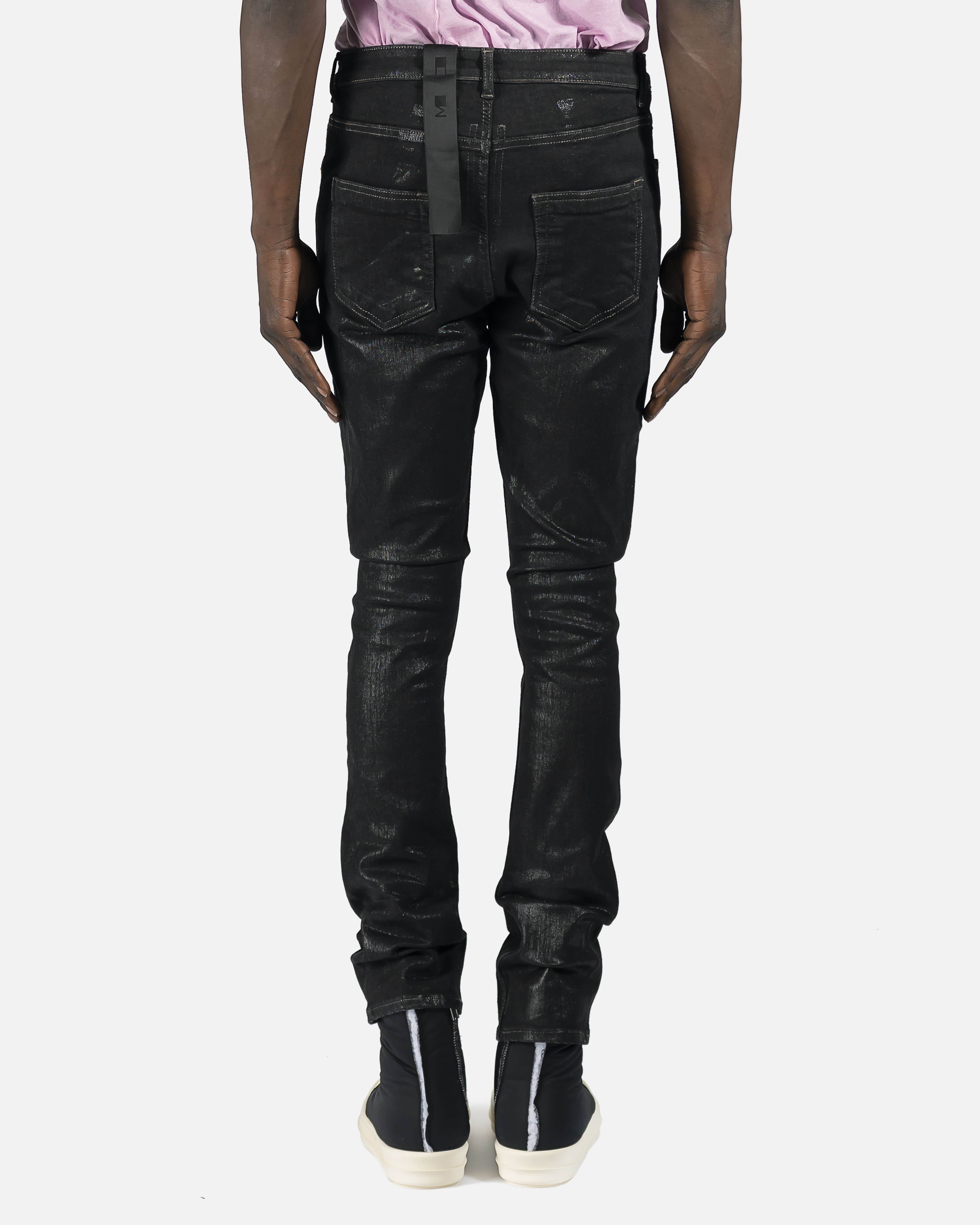 Detroit Cut Denim in Black Foil – SVRN