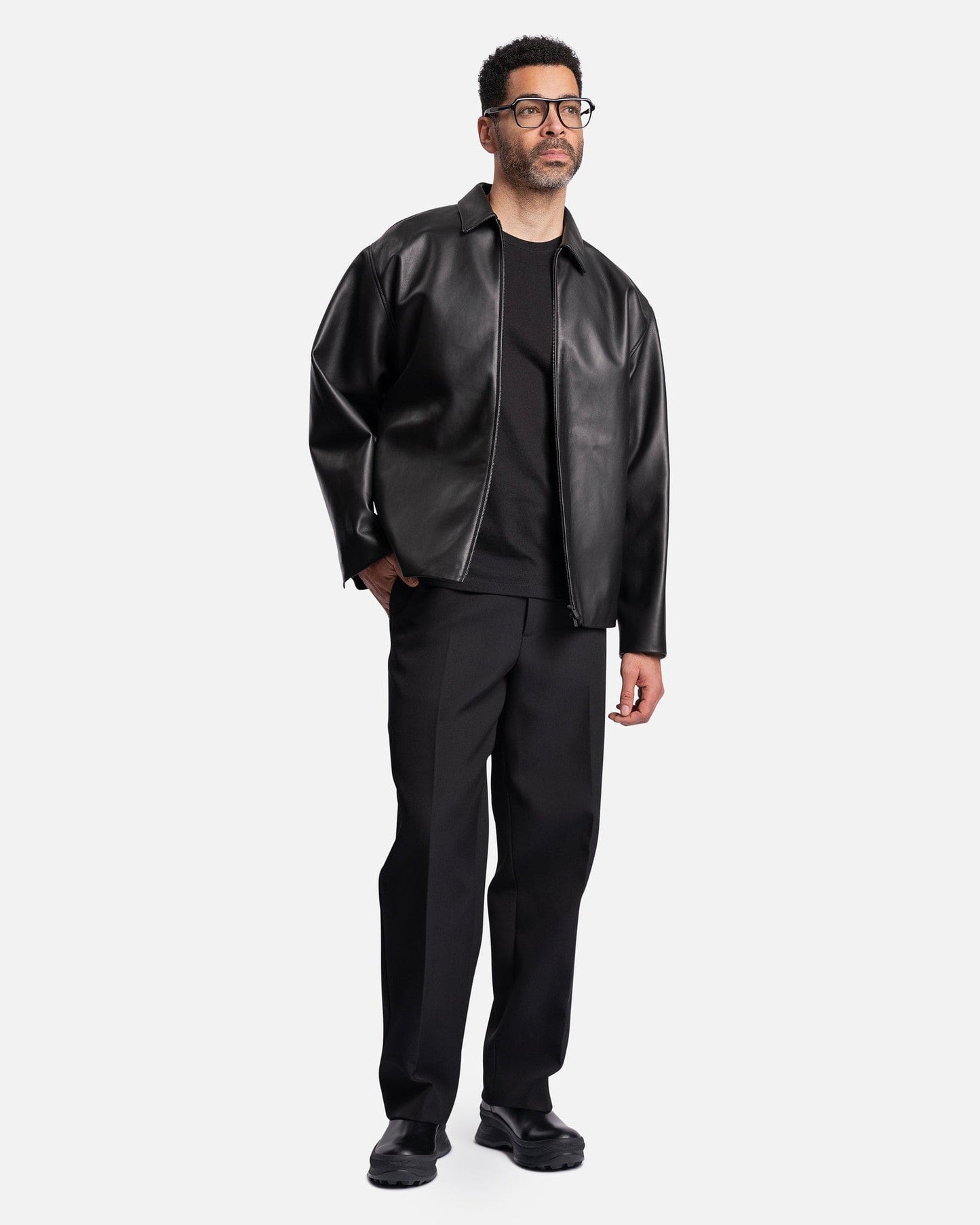 Fear of God Men's Jackets Eternal Leather Jacket in Black