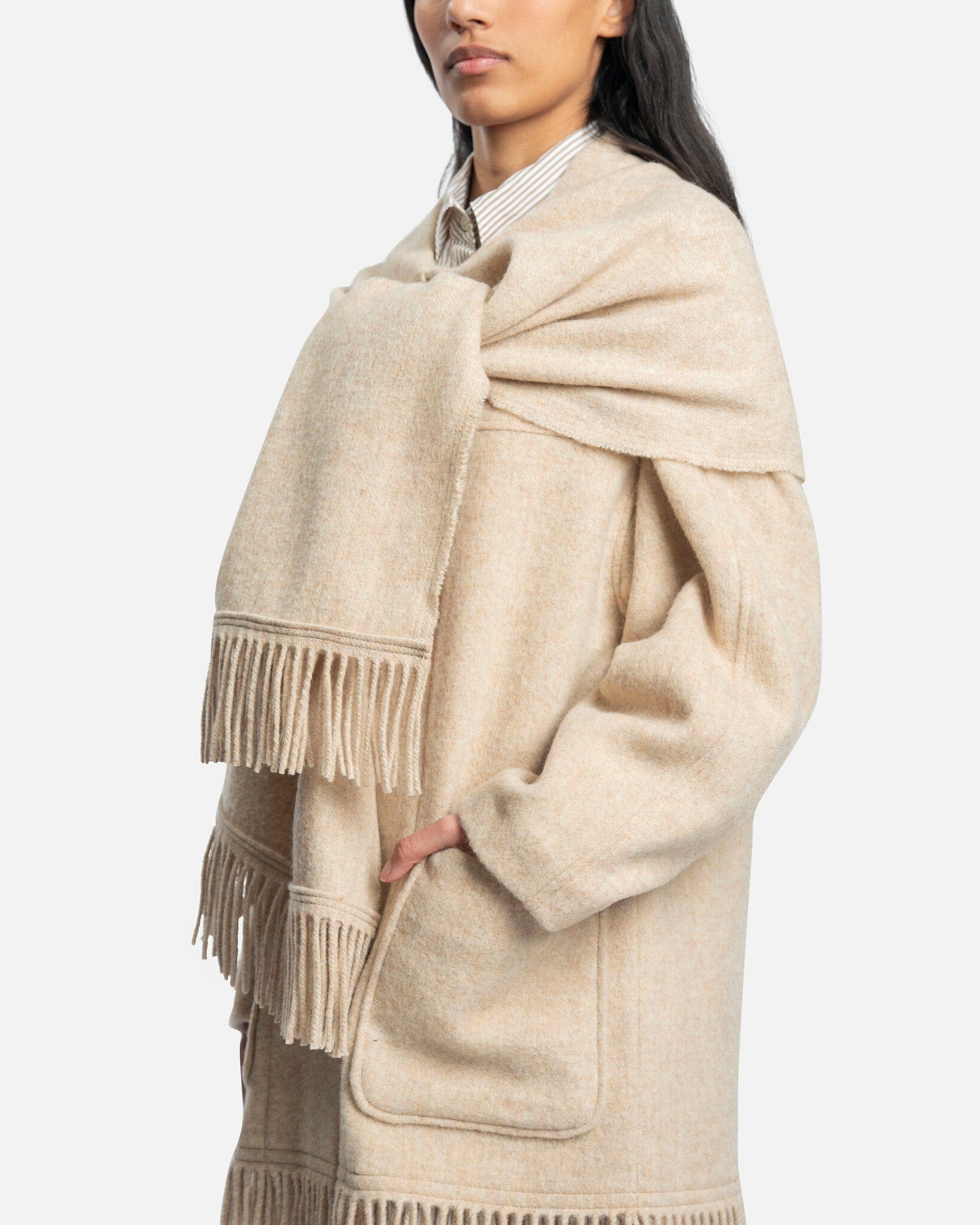 MARANT ETOILE - Faty Wool Blend Coat